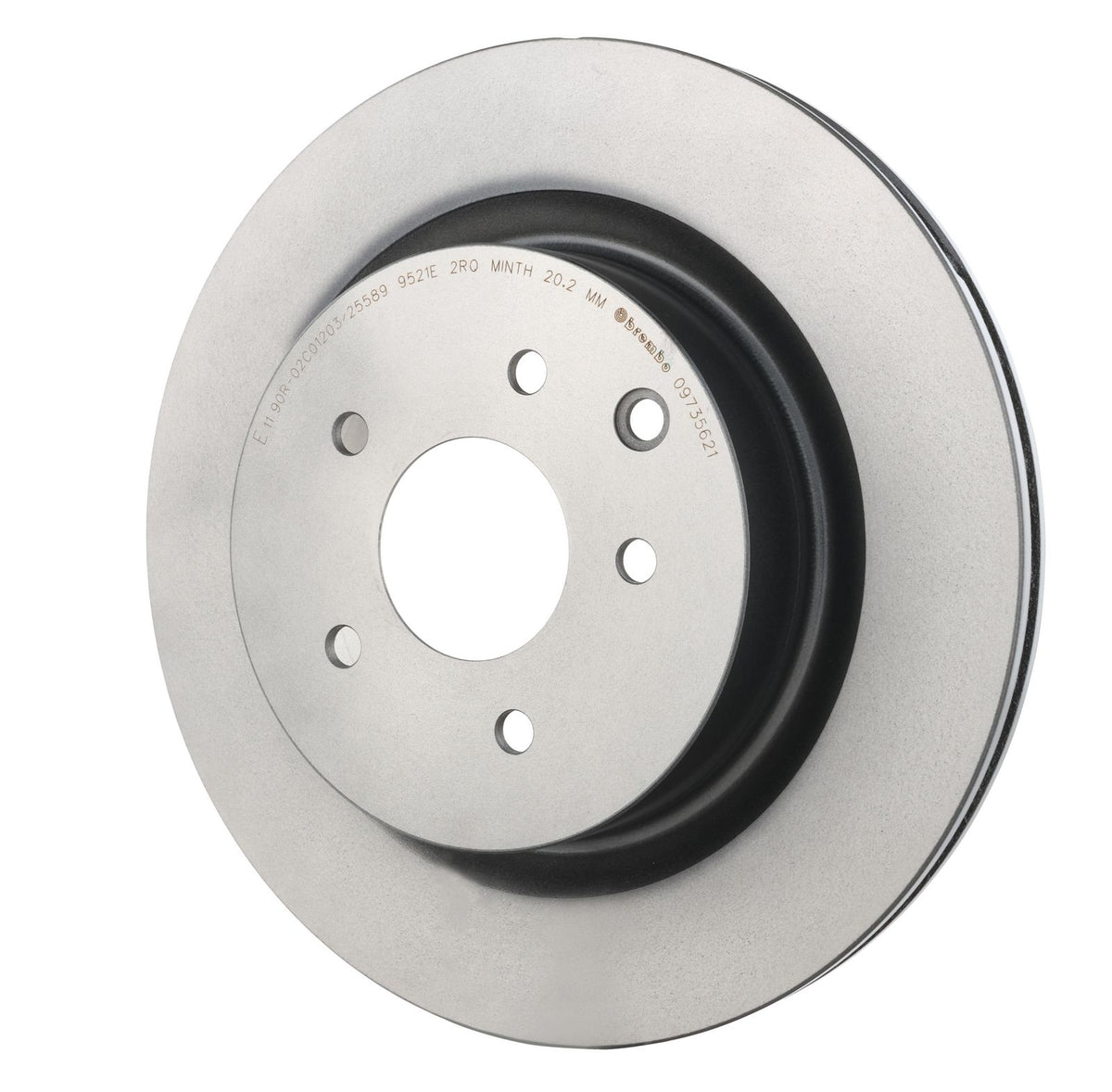 PRIME UV Coated Rear Disc Brake Rotor - 09.7356.21_09