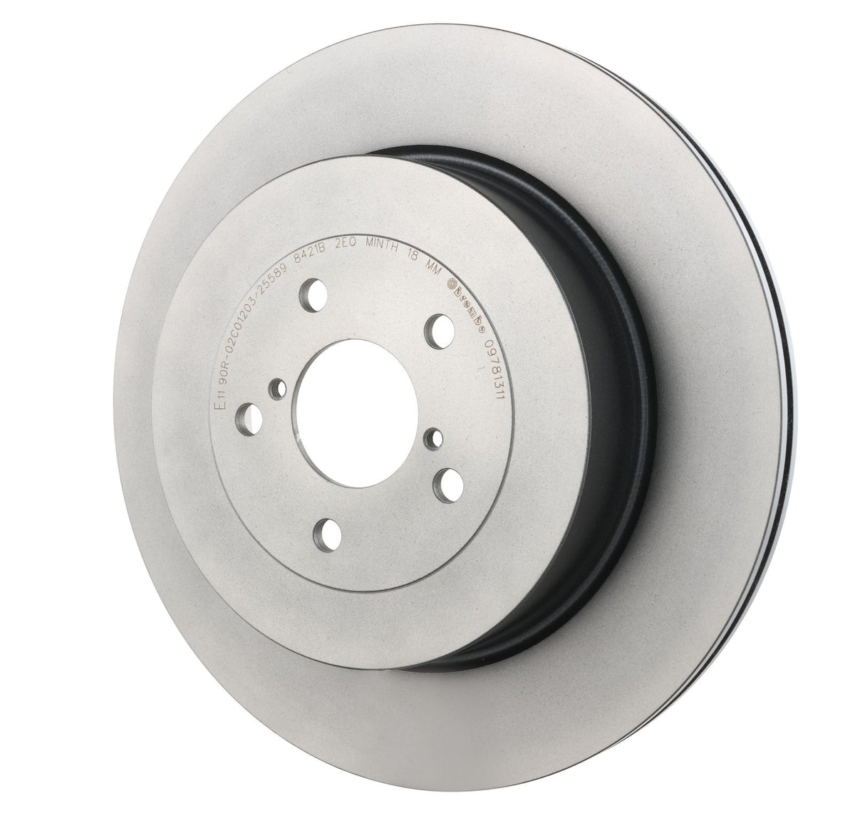 PRIME UV Coated Rear Disc Brake Rotor - 09.7813.11_09