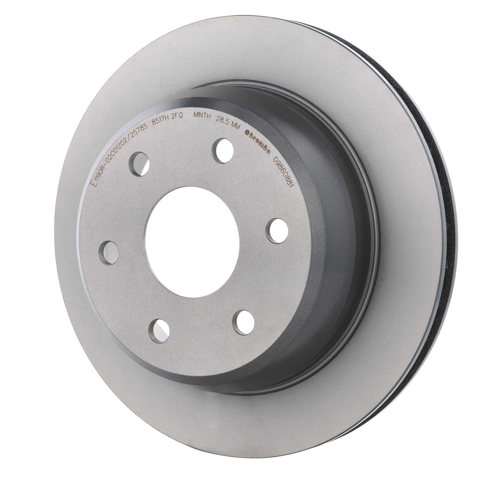 PRIME UV Coated Rear Disc Brake Rotor - 09.8608.81_08