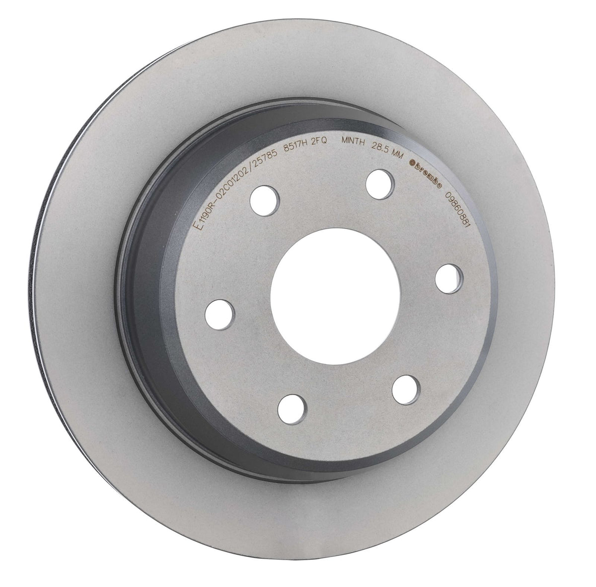 PRIME UV Coated Rear Disc Brake Rotor - 09.8608.81_29