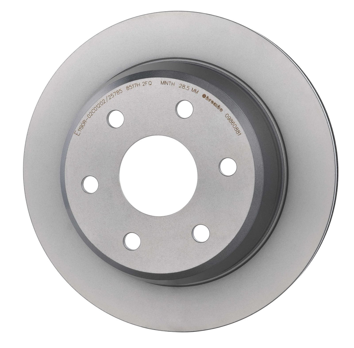 PRIME UV Coated Rear Disc Brake Rotor - 09.8608.81_07