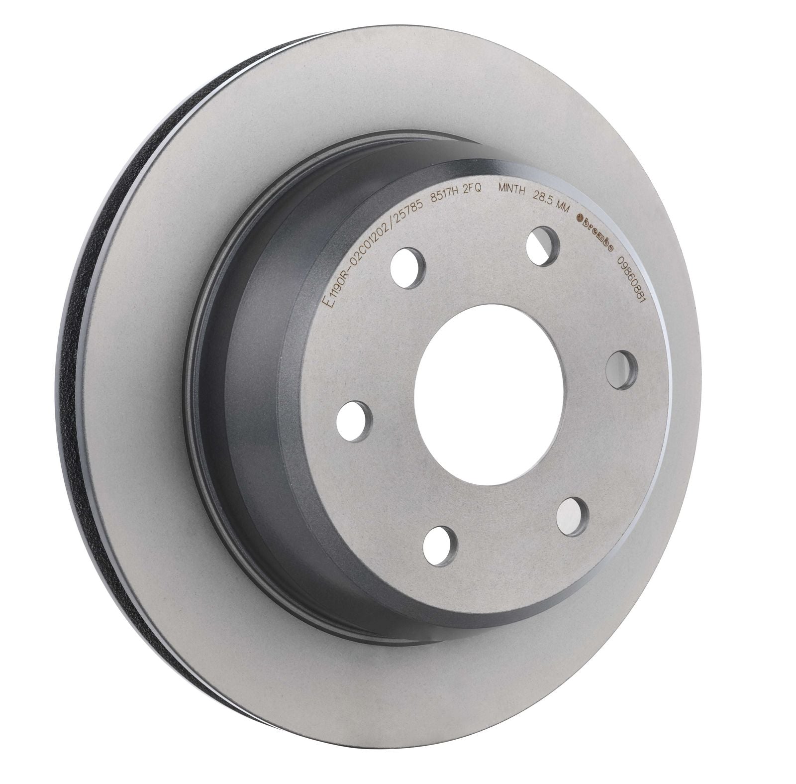 PRIME UV Coated Rear Disc Brake Rotor - 09.8608.81_28