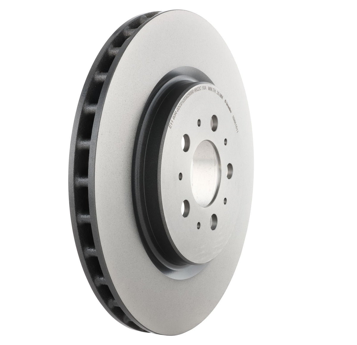 PRIME UV Coated Rear Disc Brake Rotor - 09.8615.11_27