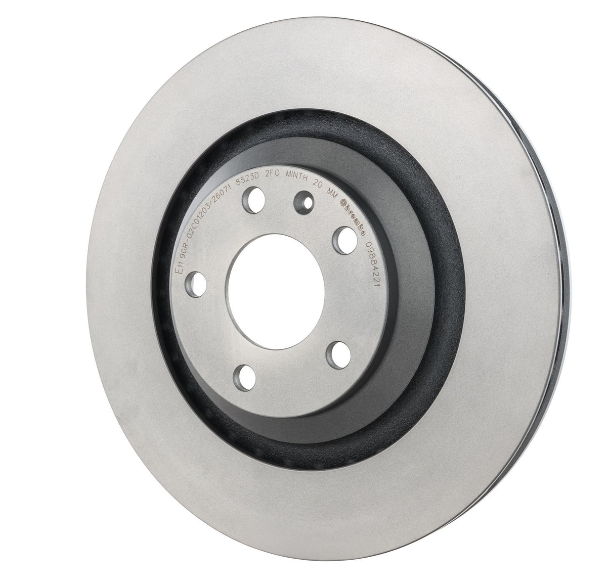 PRIME UV Coated Rear Disc Brake Rotor - 09.8842.21_09