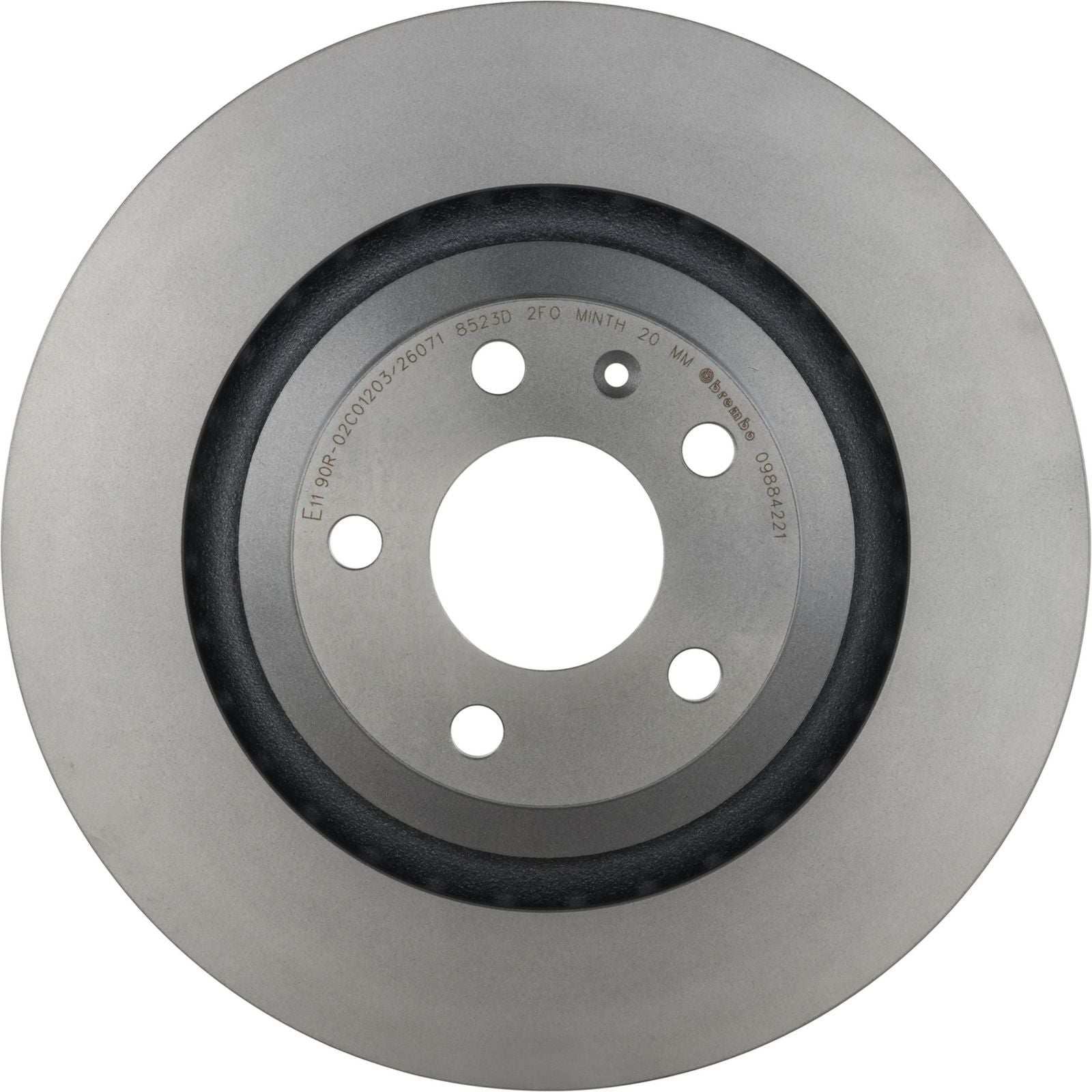 PRIME UV Coated Rear Disc Brake Rotor - 09.8842.21_01