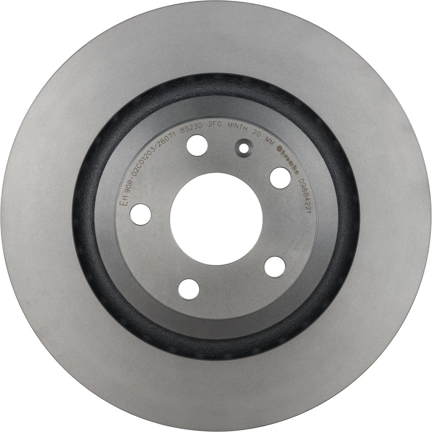 PRIME UV Coated Rear Disc Brake Rotor - 09.8842.21_01