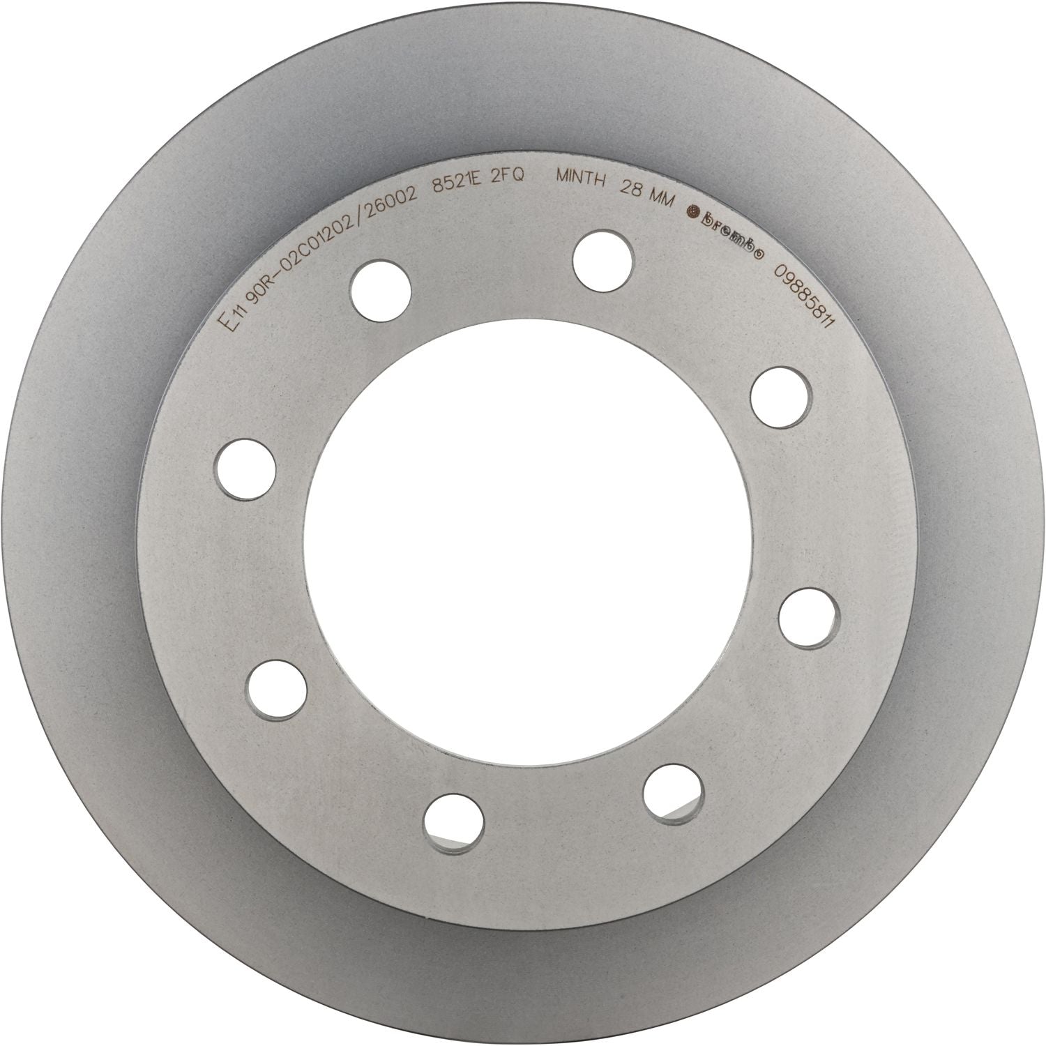 PRIME UV Coated Rear Disc Brake Rotor - 09.8858.11_01