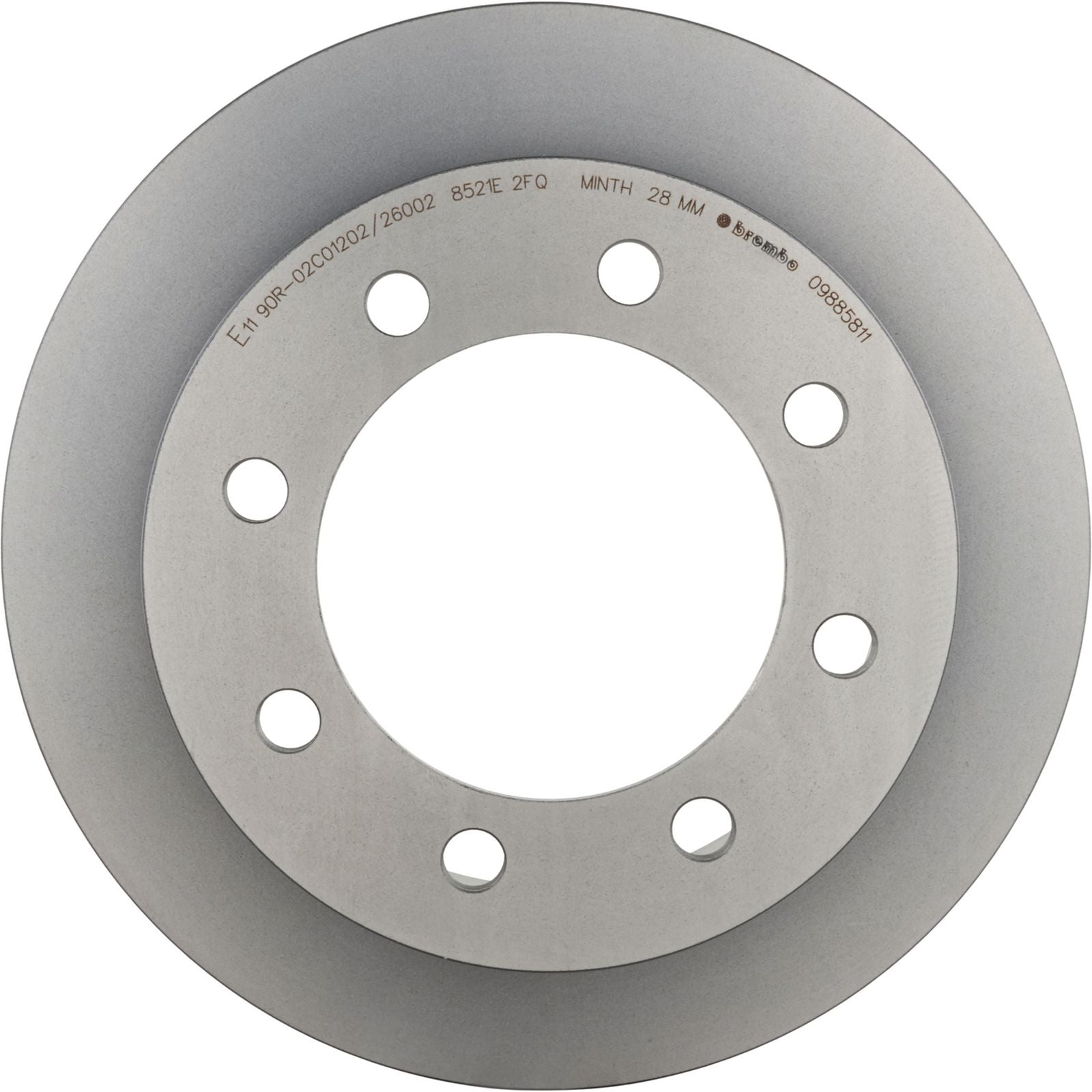 PRIME UV Coated Rear Disc Brake Rotor - 09.8858.11_01
