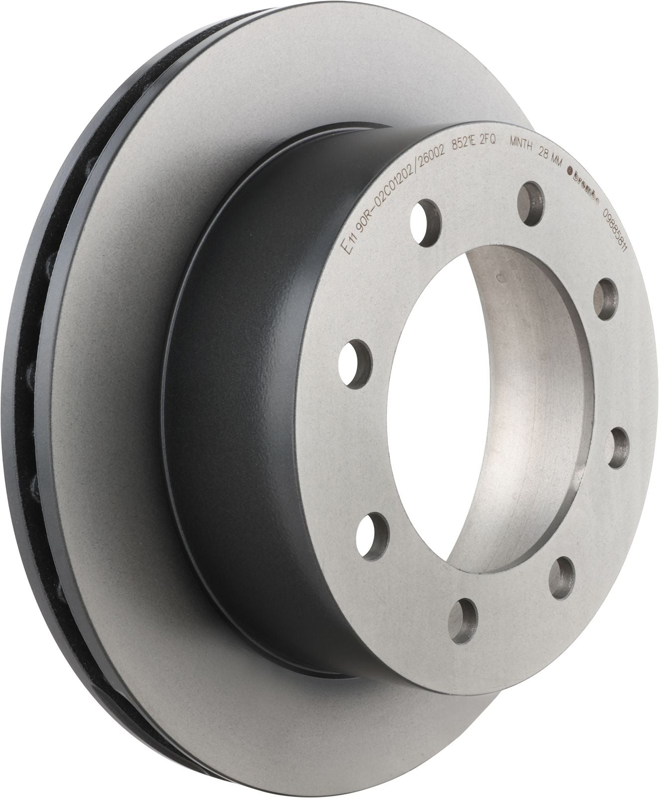 PRIME UV Coated Rear Disc Brake Rotor - 09.8858.11_01