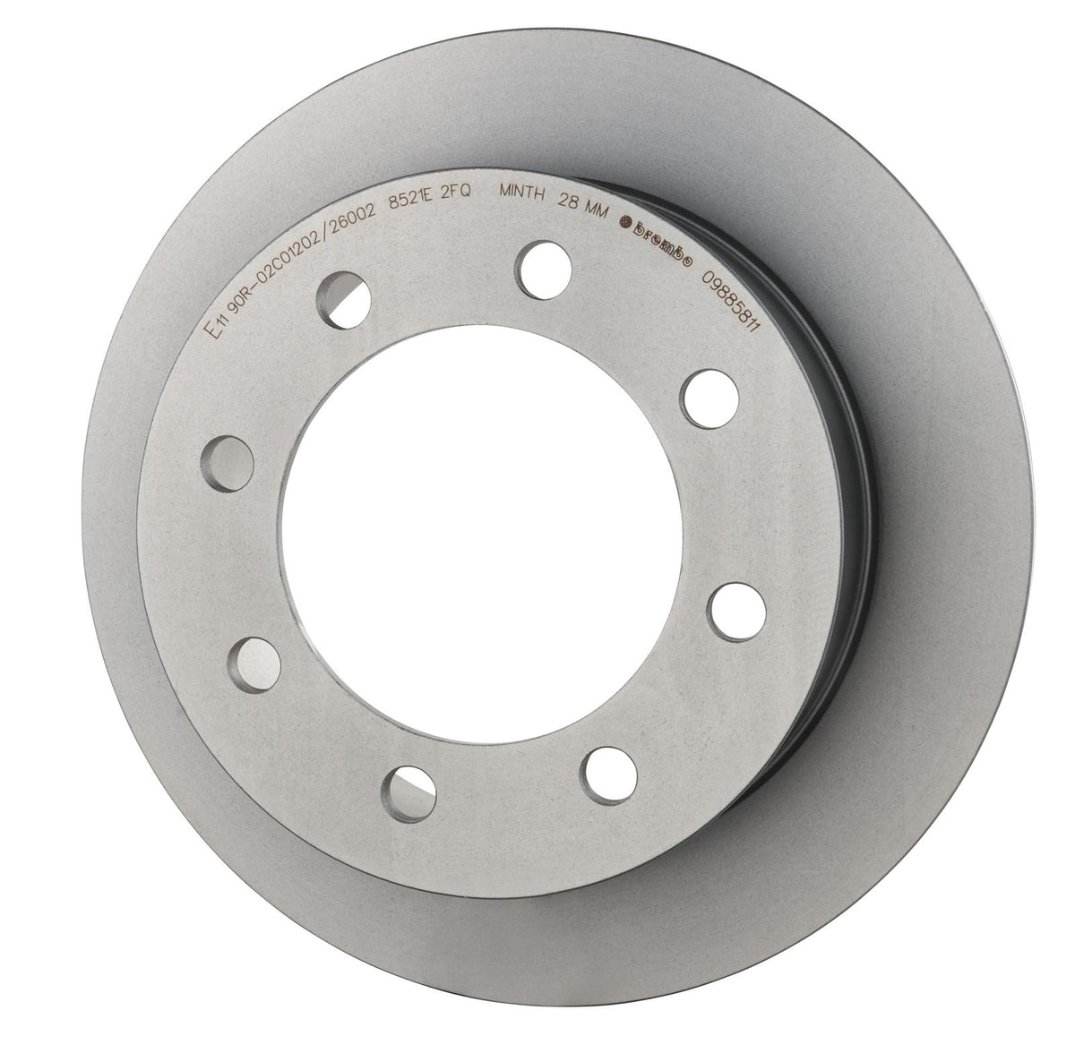 PRIME UV Coated Rear Disc Brake Rotor - 09.8858.11_07