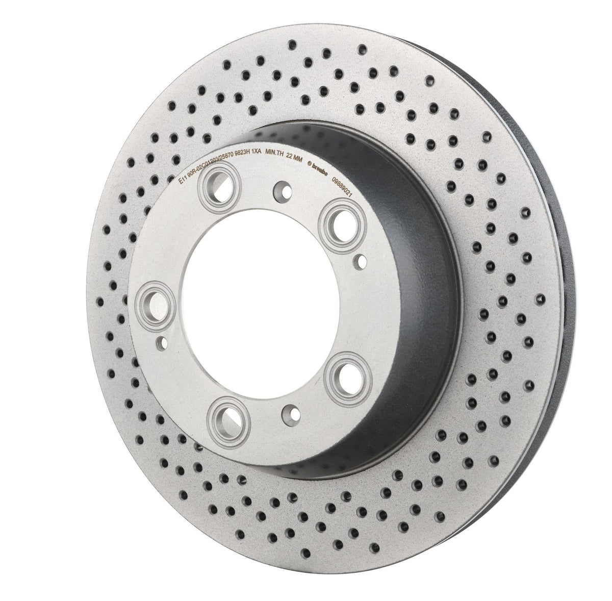 PRIME UV Coated Rear Disc Brake Rotor - 09.8890.21_09