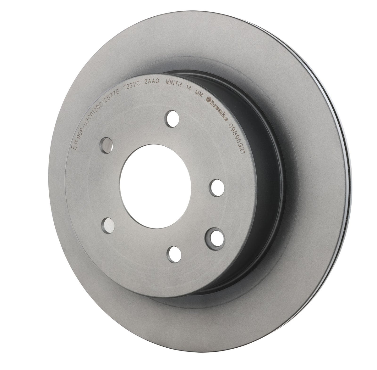 PRIME UV Coated Rear Disc Brake Rotor - 09.8969.21_09