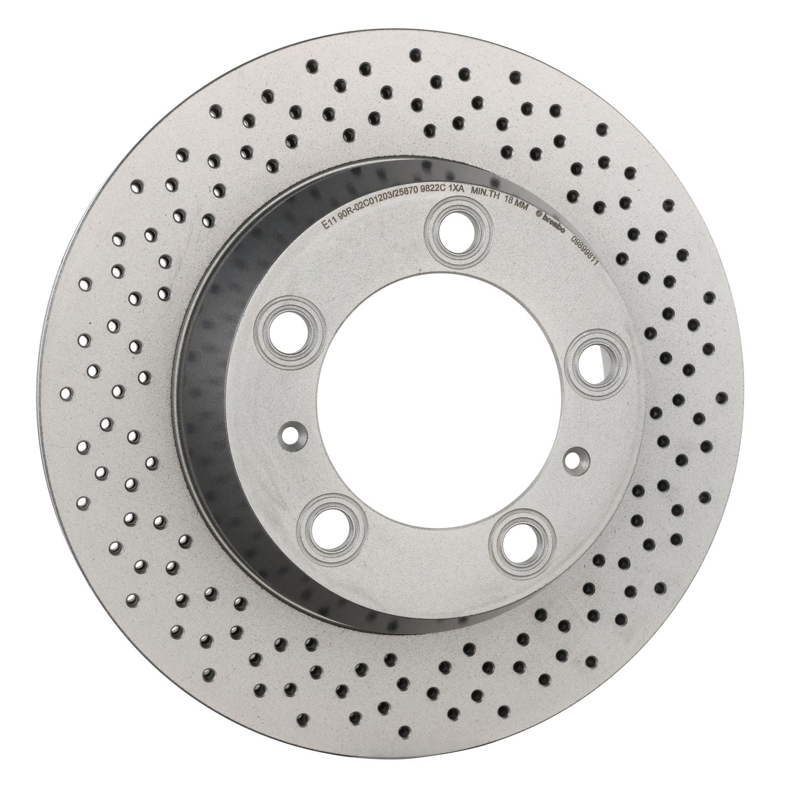 PRIME UV Coated Rear Disc Brake Rotor - 09.8998.11_29