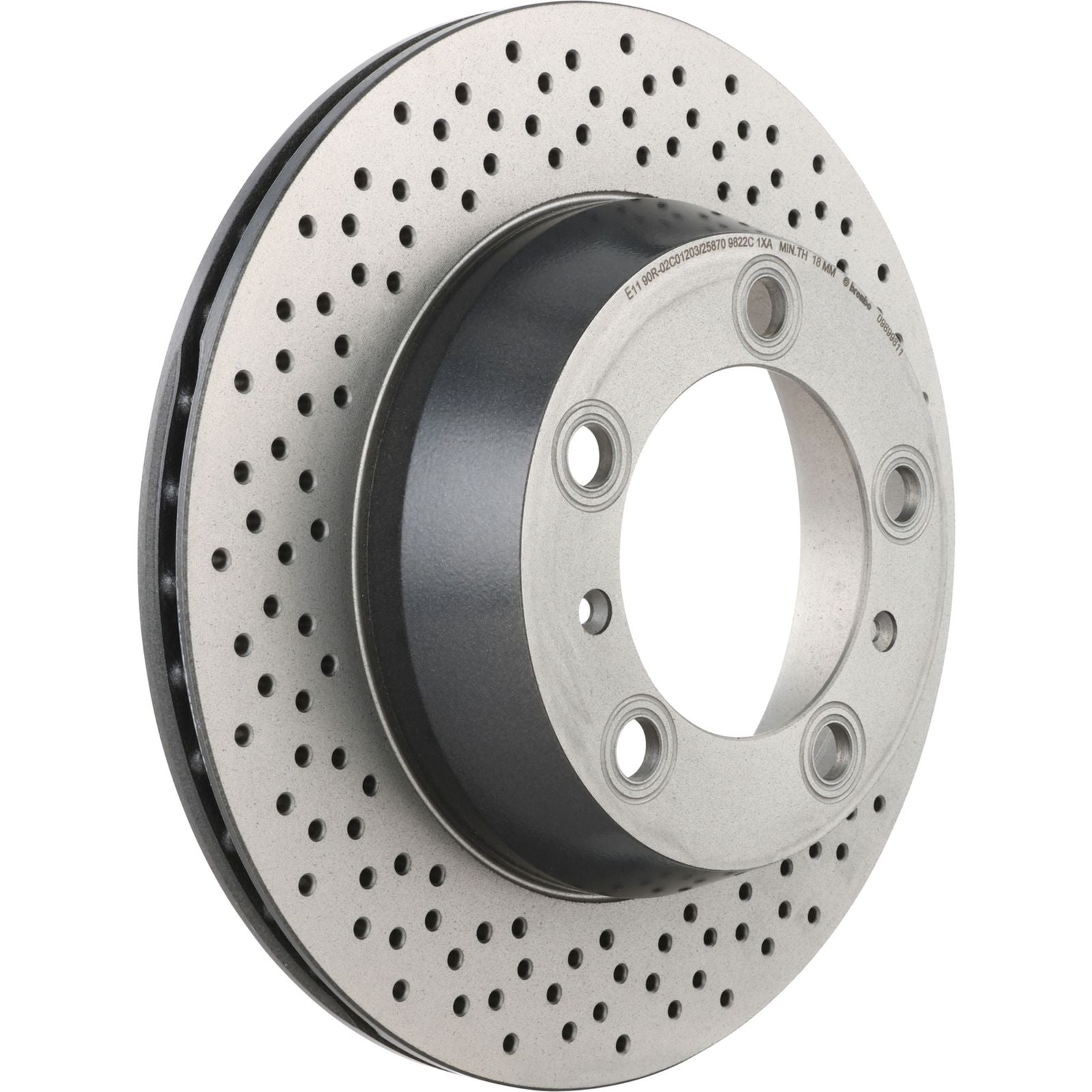 PRIME UV Coated Rear Disc Brake Rotor - 09.8998.11_01