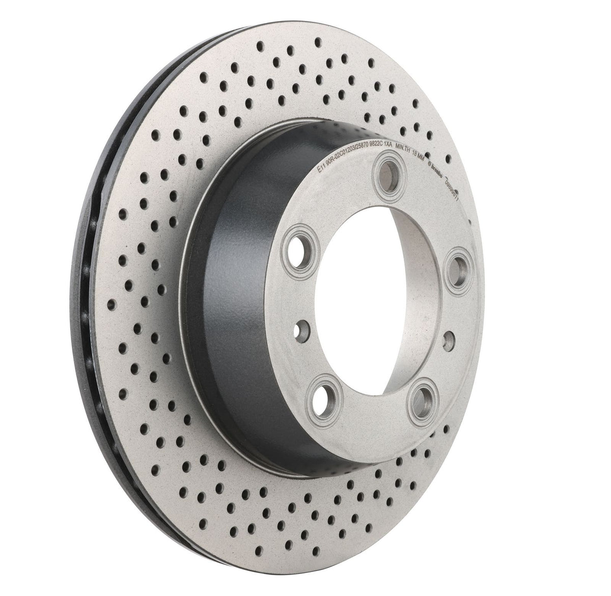 PRIME UV Coated Rear Disc Brake Rotor - 09.8998.11_27