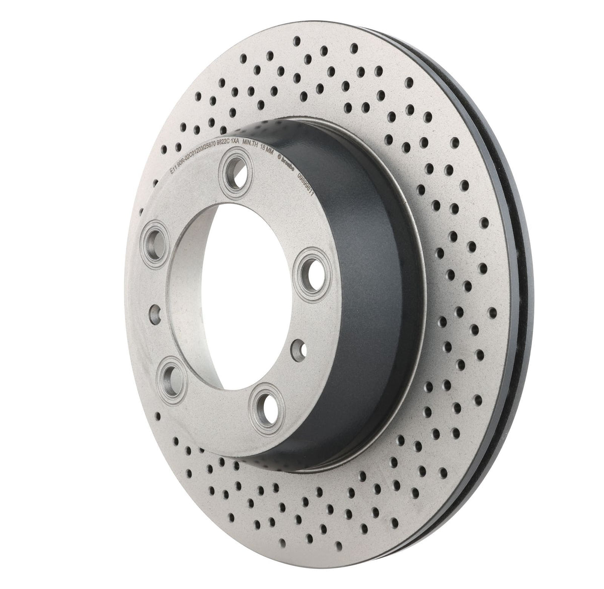 PRIME UV Coated Rear Disc Brake Rotor - 09.8998.11_09