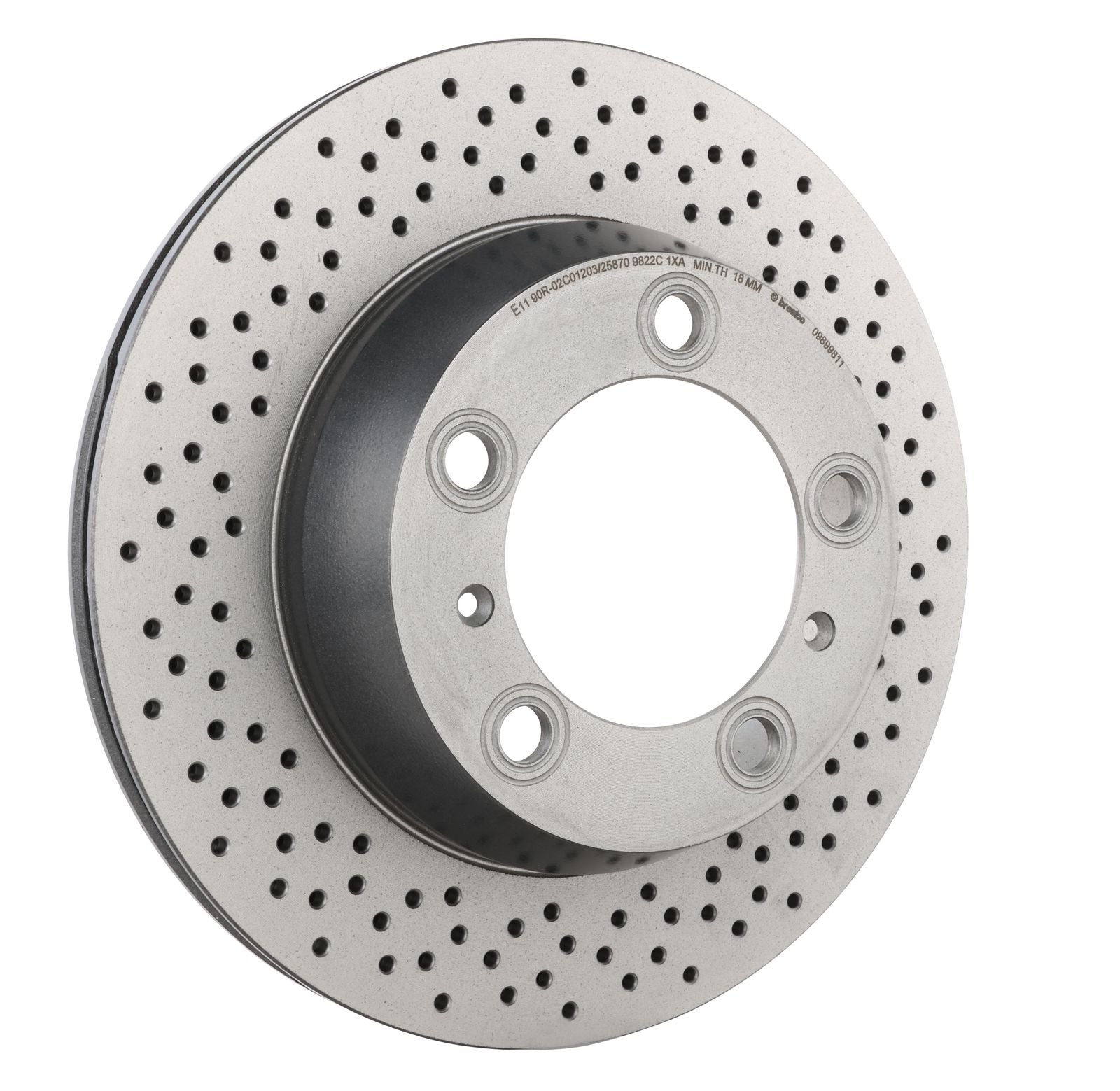 PRIME UV Coated Rear Disc Brake Rotor - 09.8998.11_28