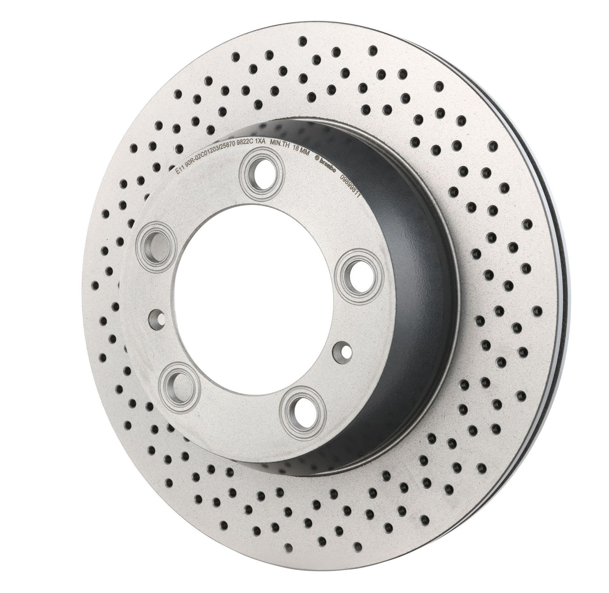 PRIME UV Coated Rear Disc Brake Rotor - 09.8998.11_08