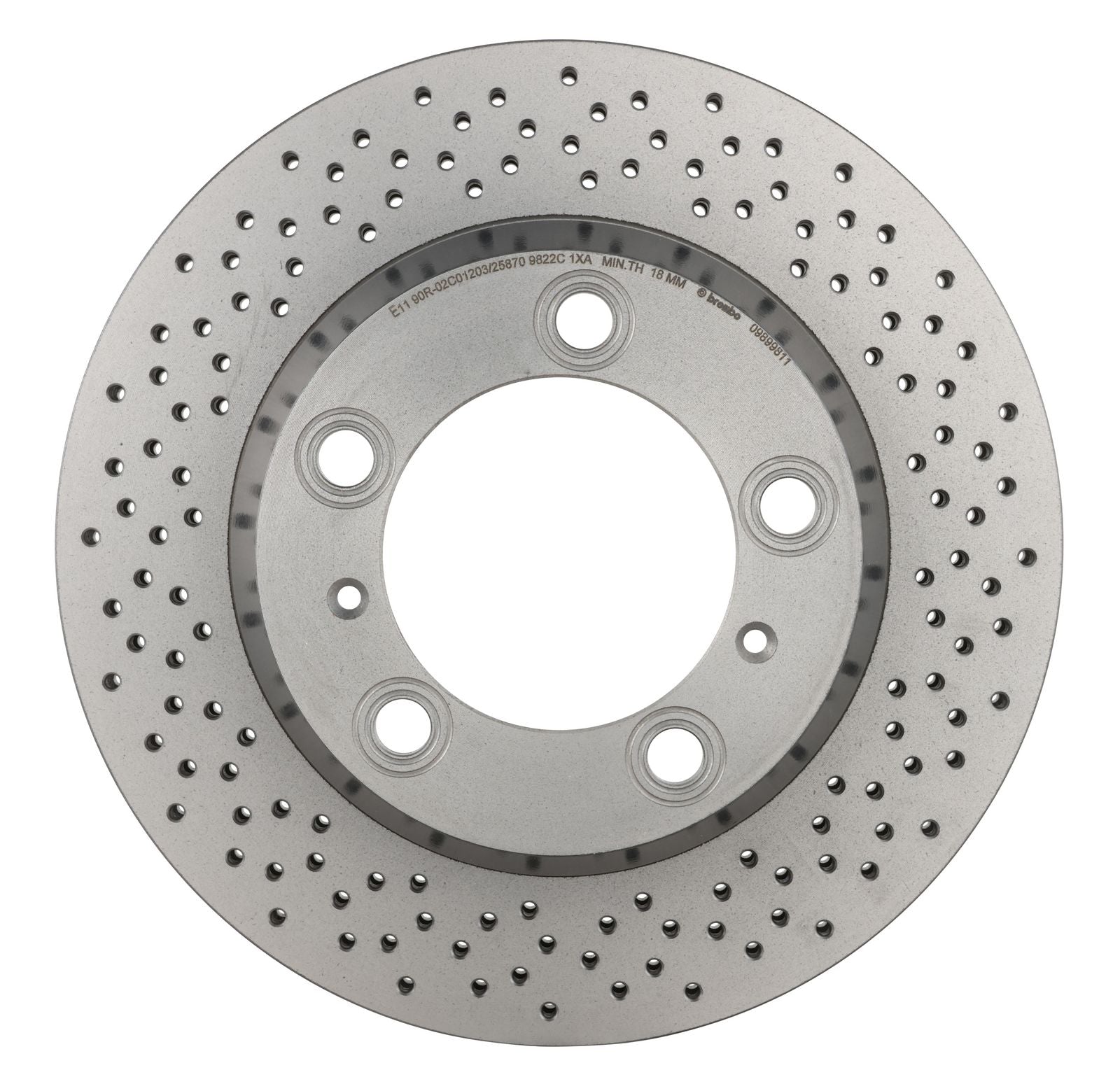 PRIME UV Coated Rear Disc Brake Rotor - 09.8998.11_06