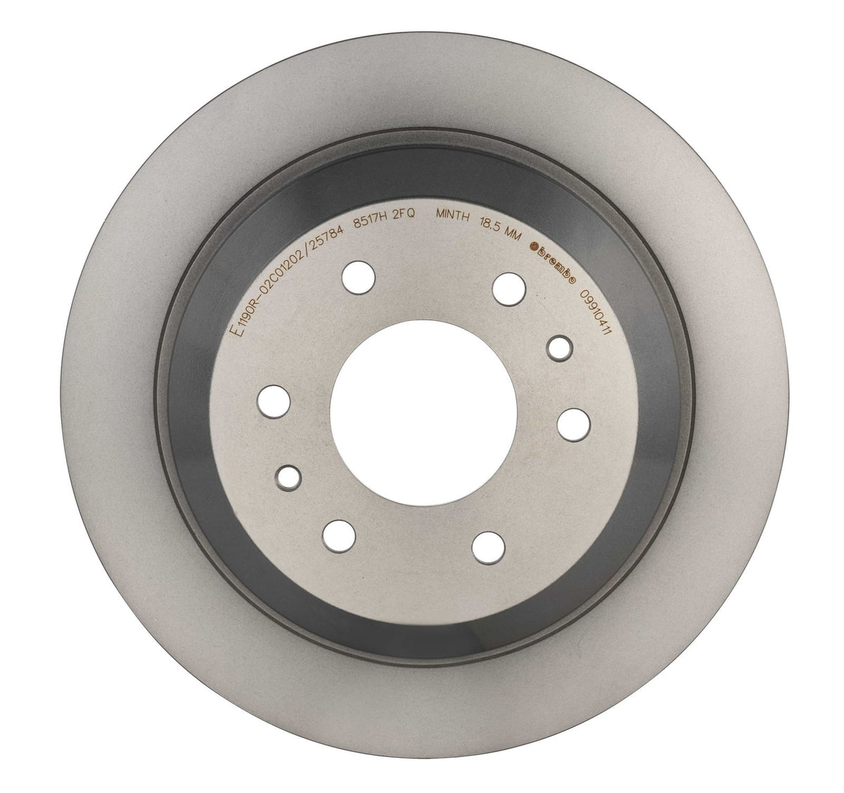 PRIME UV Coated Rear Disc Brake Rotor - 09.9104.11_01