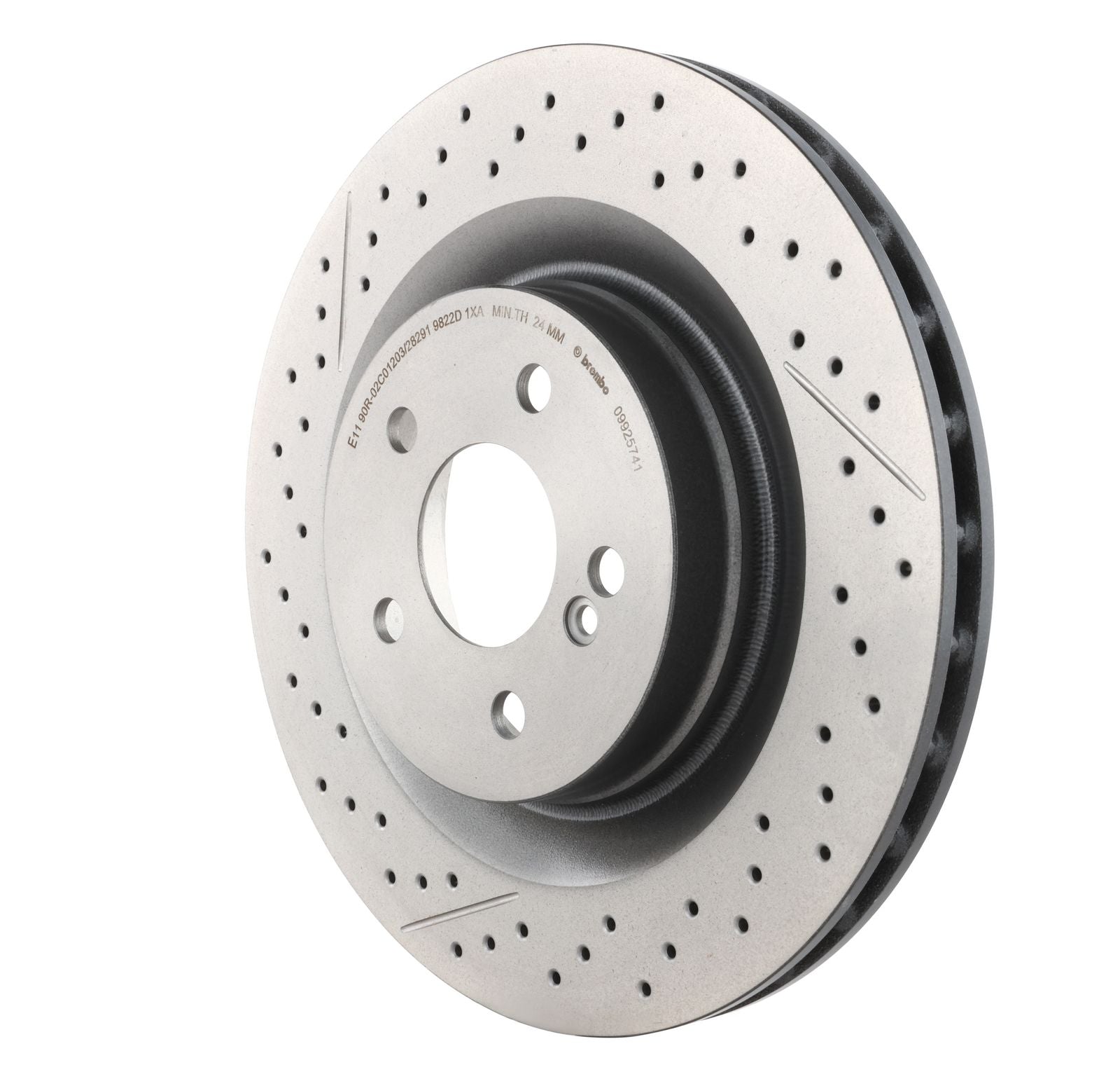 PRIME UV Coated Rear Disc Brake Rotor - 09.9257.41_09