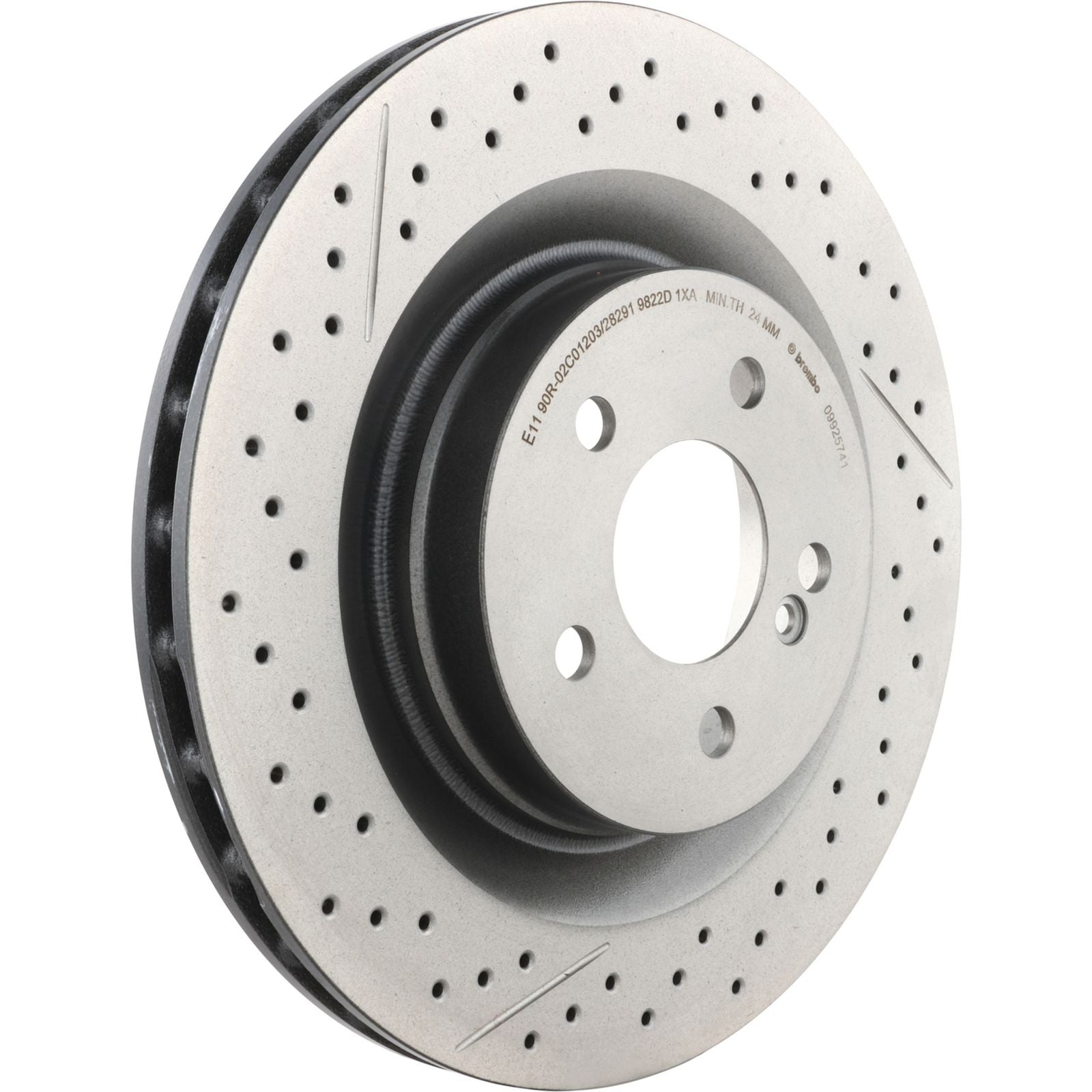 PRIME UV Coated Rear Disc Brake Rotor - 09.9257.41_01