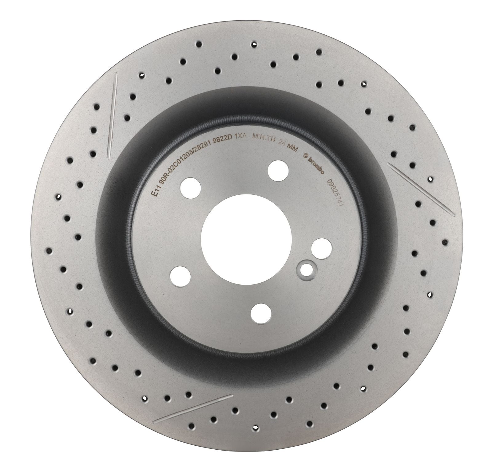 PRIME UV Coated Rear Disc Brake Rotor - 09.9257.41_06