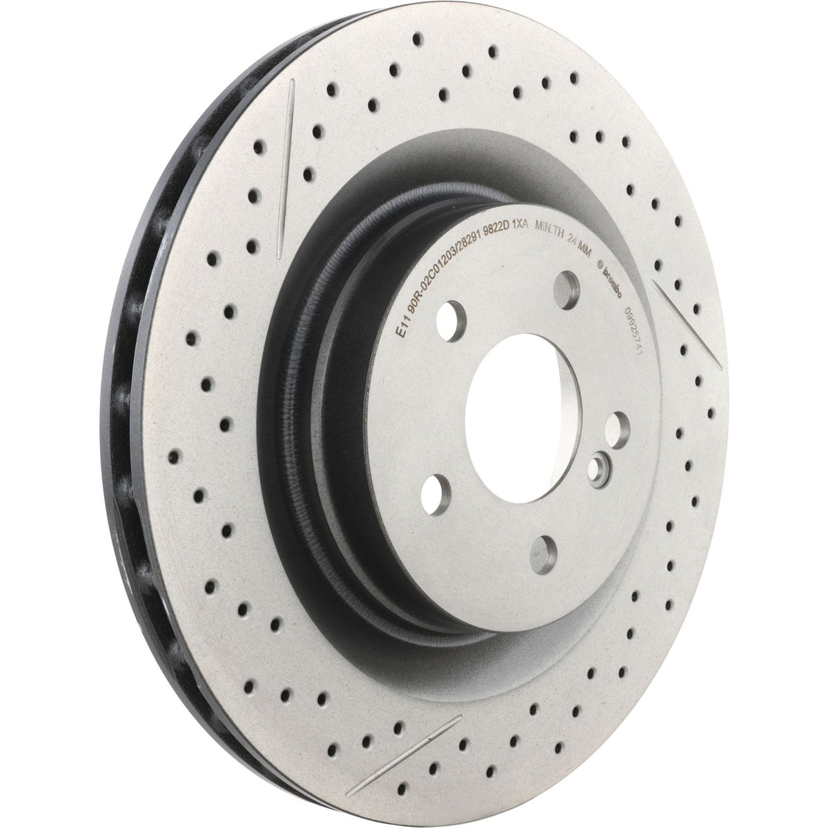 PRIME UV Coated Rear Disc Brake Rotor - 09.9257.41_01