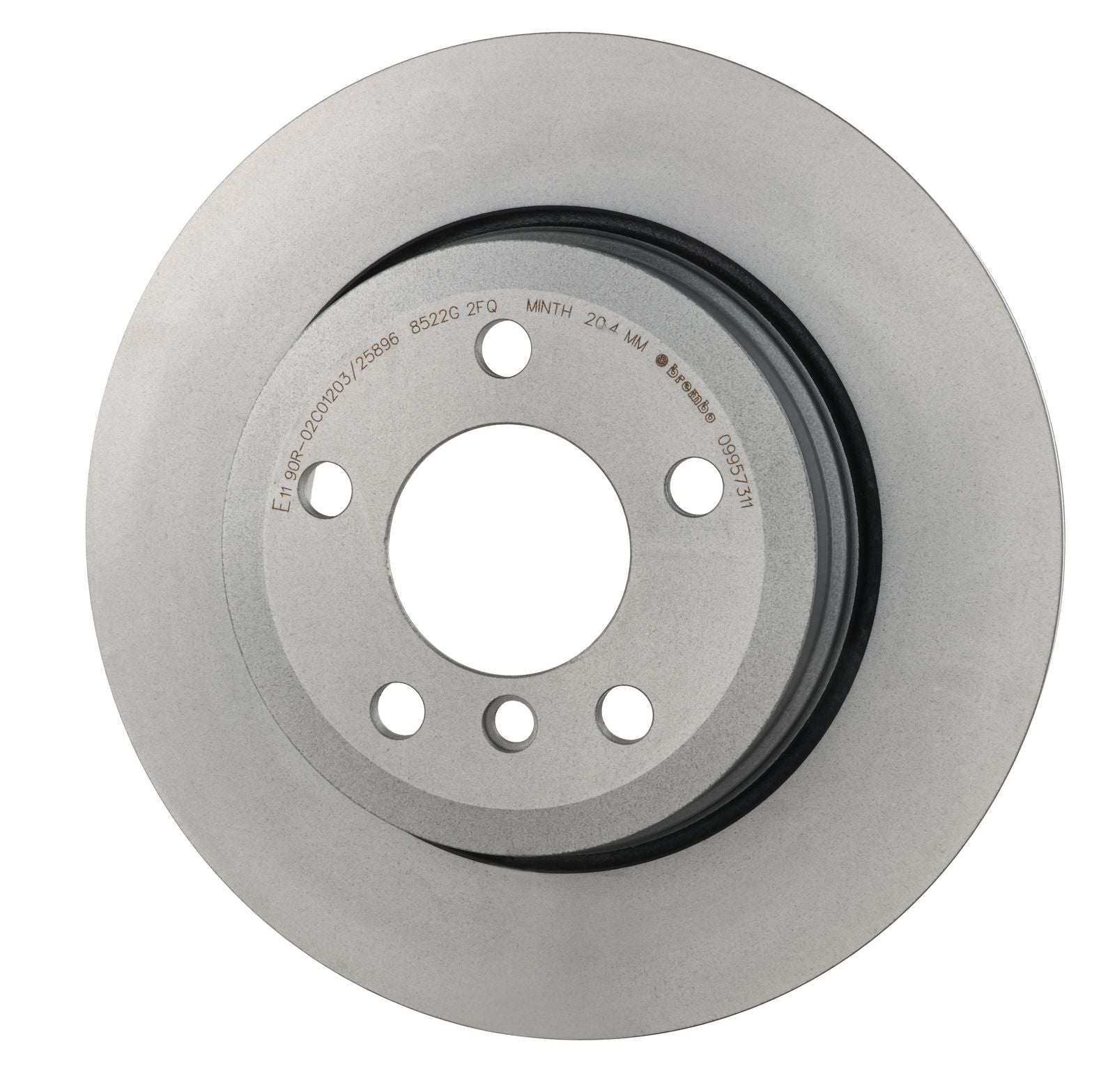 PRIME UV Coated Rear Disc Brake Rotor - 09.9573.11_03