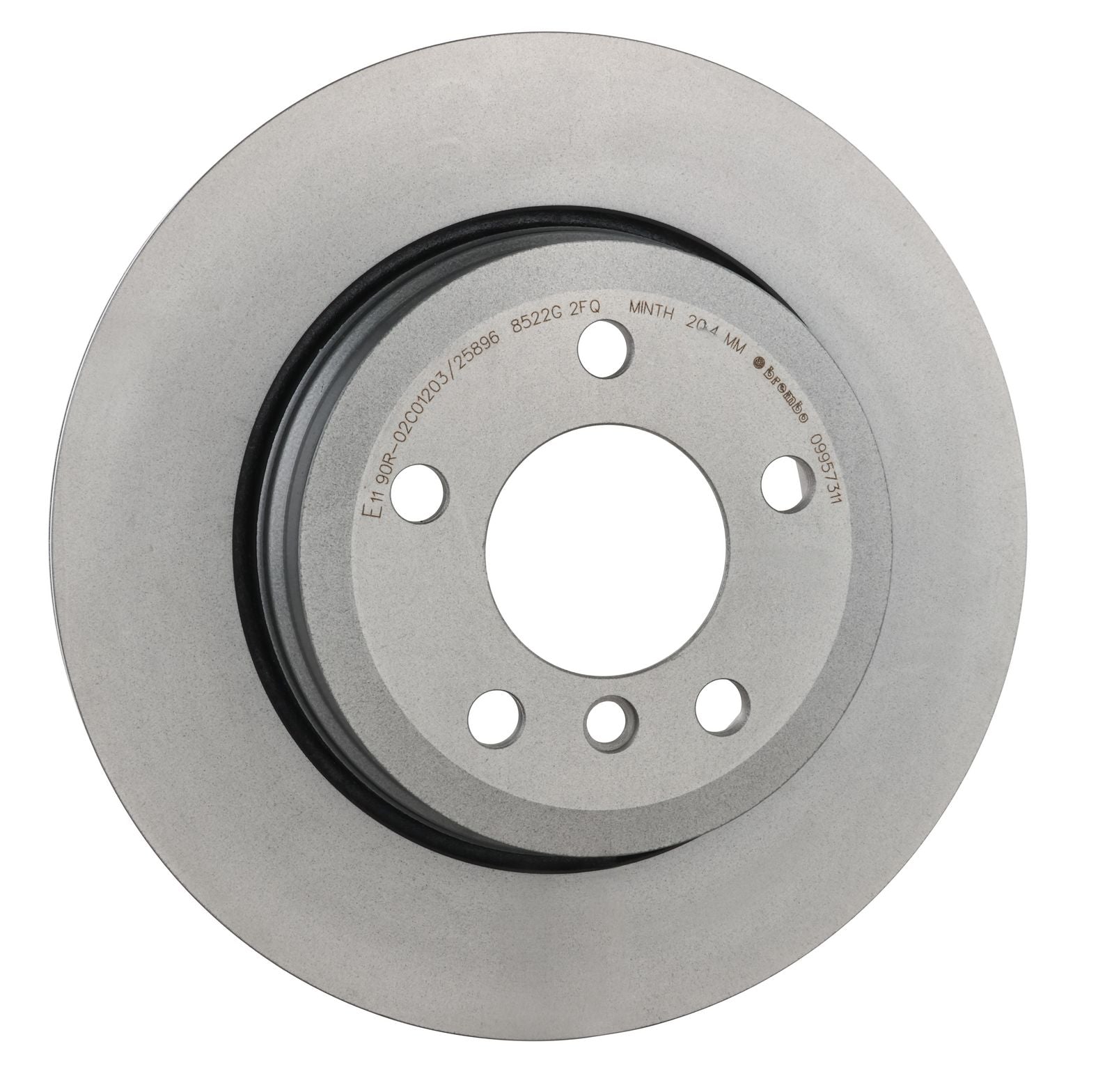 PRIME UV Coated Rear Disc Brake Rotor - 09.9573.11_25