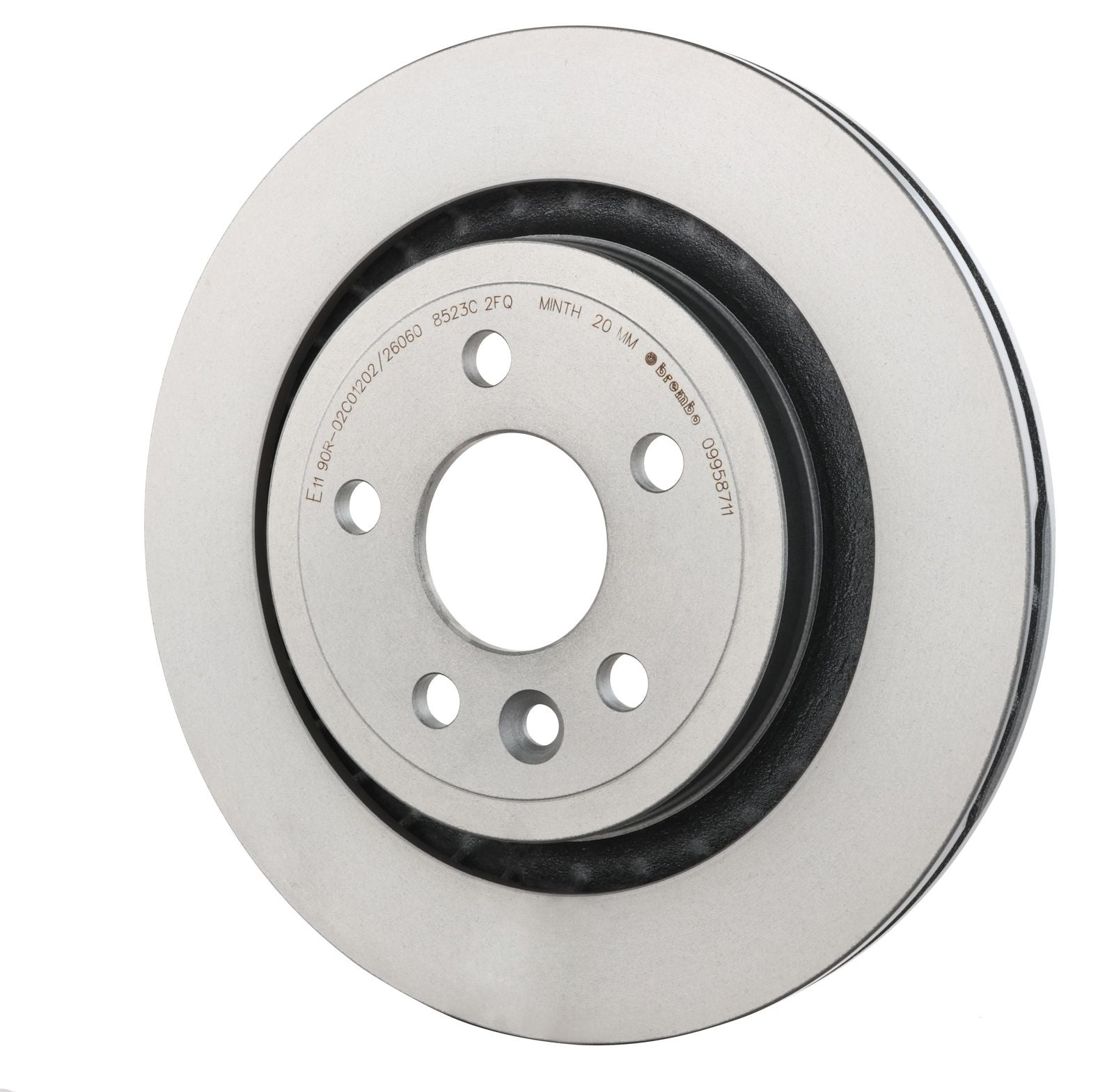 PRIME UV Coated Rear Disc Brake Rotor - 09.9587.11_09
