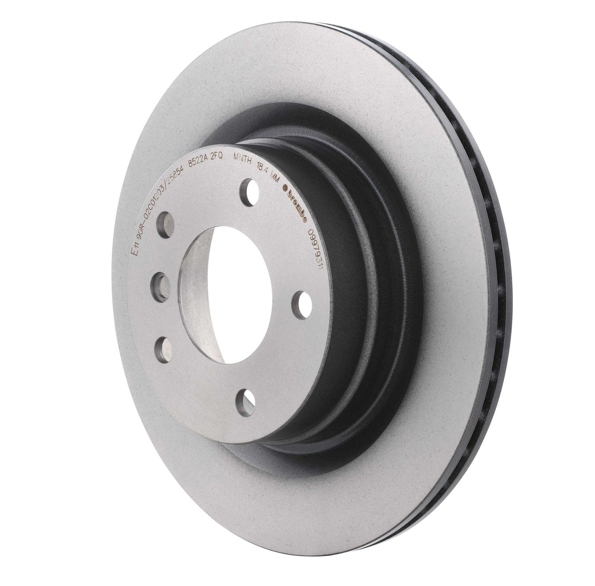 PRIME UV Coated Rear Disc Brake Rotor - 09.9793.11_11