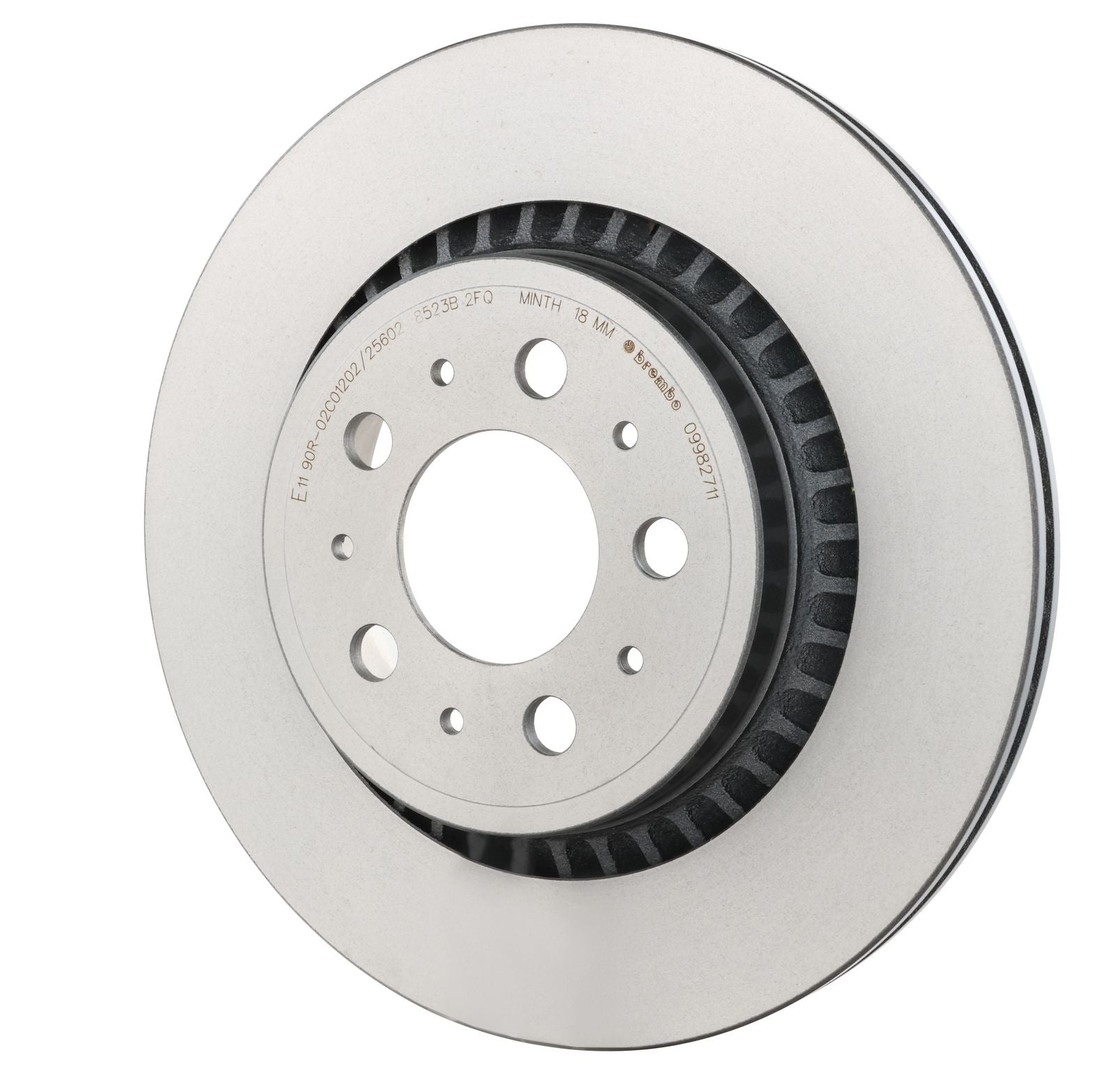 PRIME UV Coated Rear Disc Brake Rotor - 09.9827.11_09
