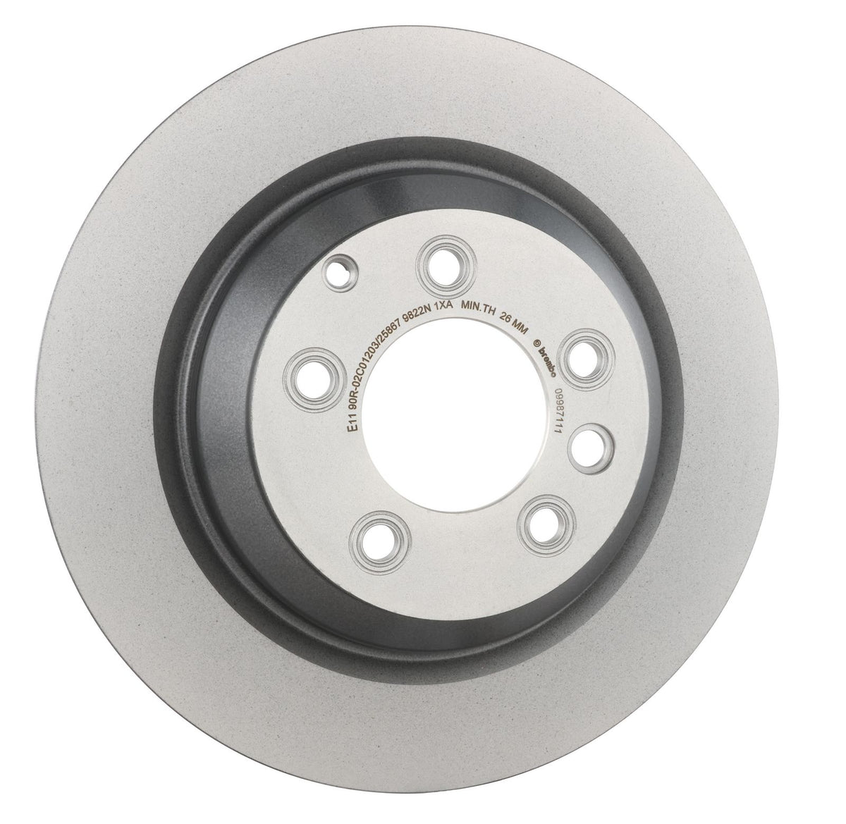 PRIME UV Coated Rear Disc Brake Rotor - 09.9871.11_30