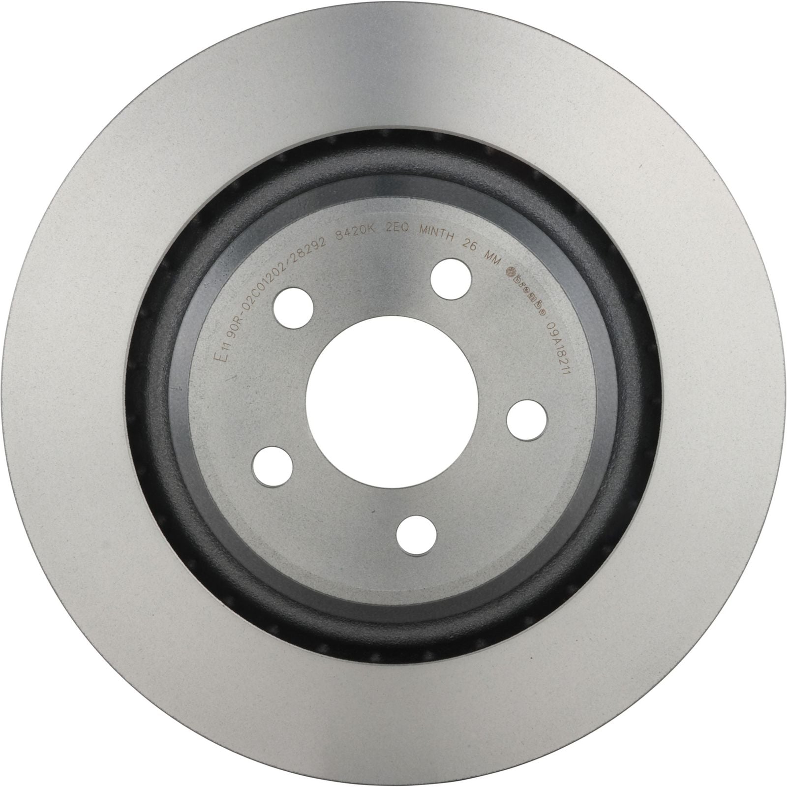 PRIME UV Coated Rear Disc Brake Rotor - 09.A182.11_04