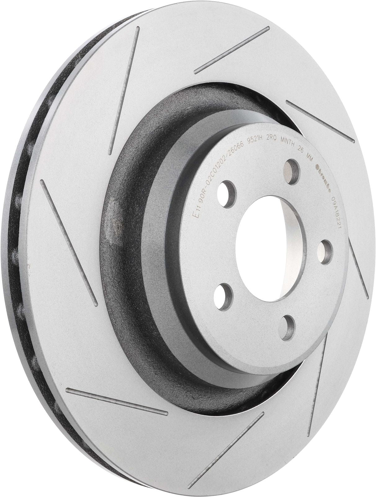 PRIME UV Coated Rear Disc Brake Rotor - 09.A182.21_01