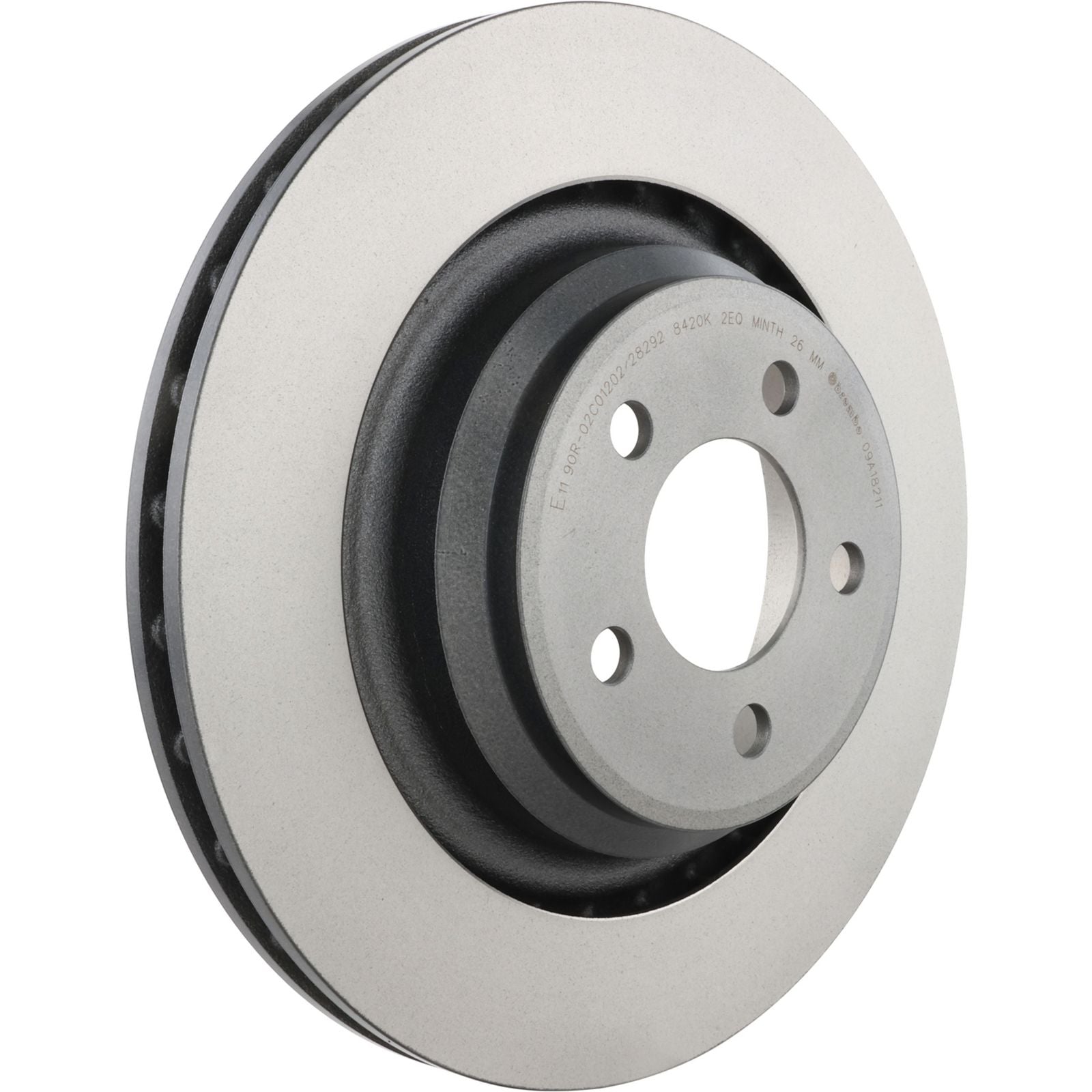 PRIME UV Coated Rear Disc Brake Rotor - 09.A182.11_01