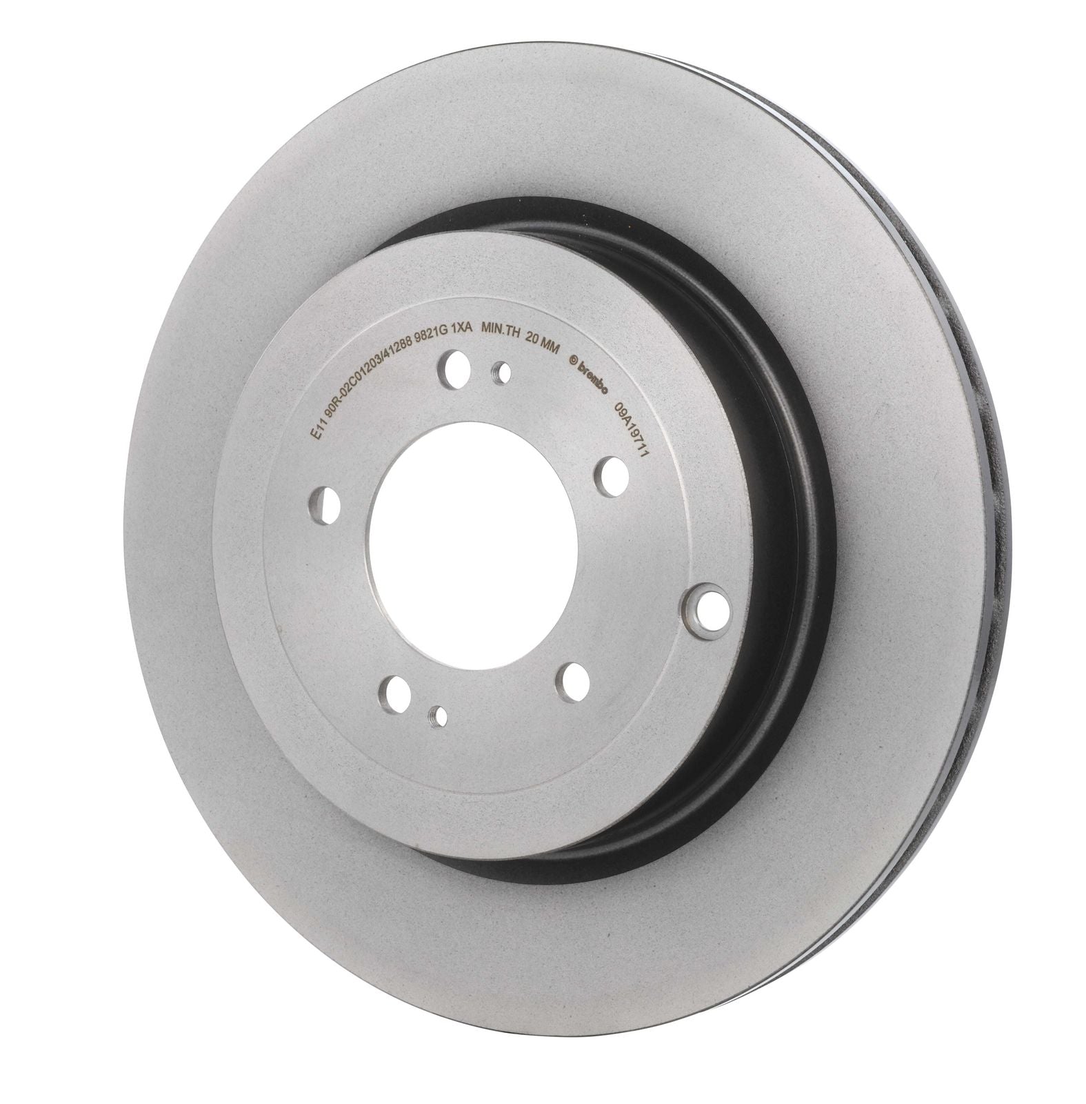PRIME UV Coated Rear Disc Brake Rotor - 09.A197.11_04