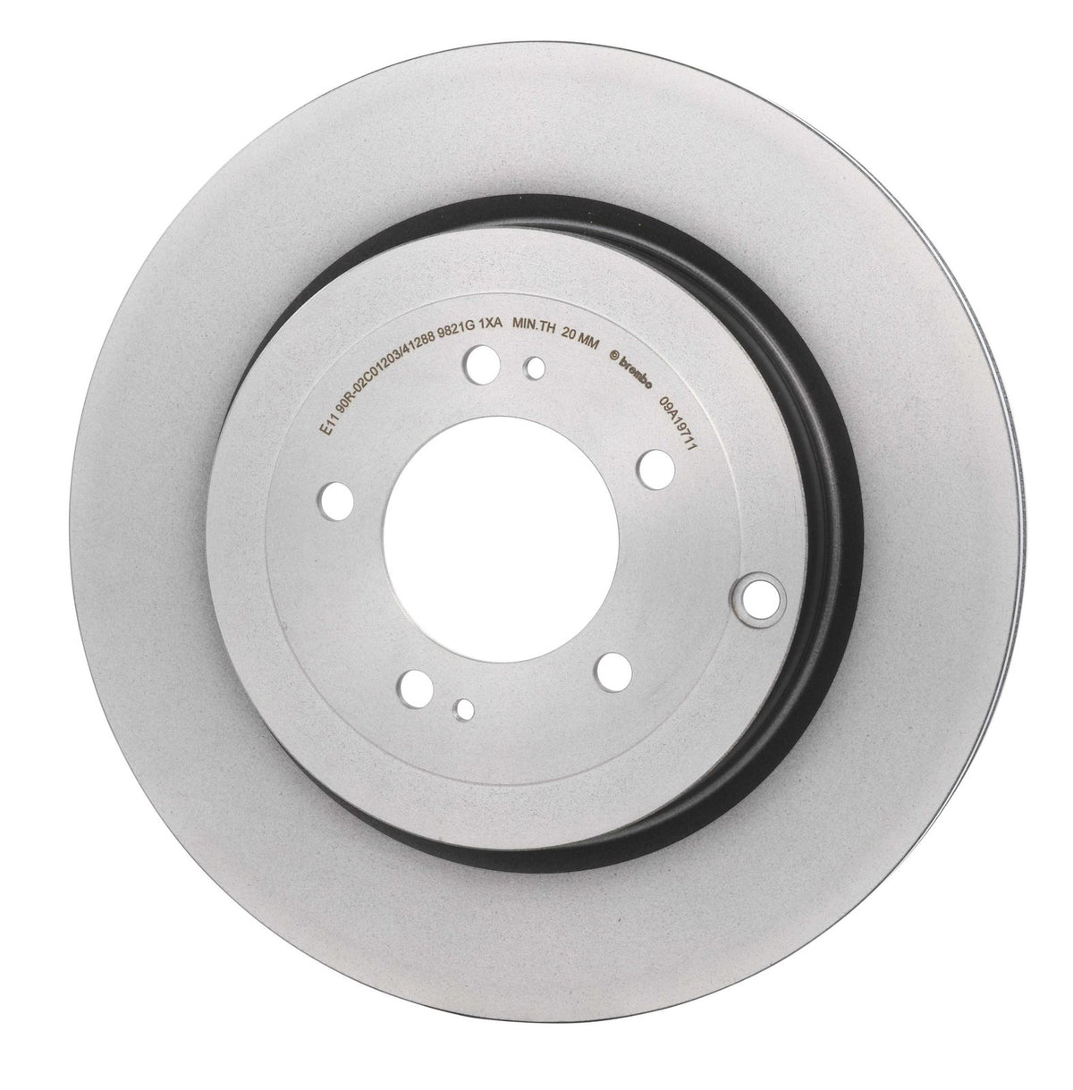 PRIME UV Coated Rear Disc Brake Rotor - 09.A197.11_03