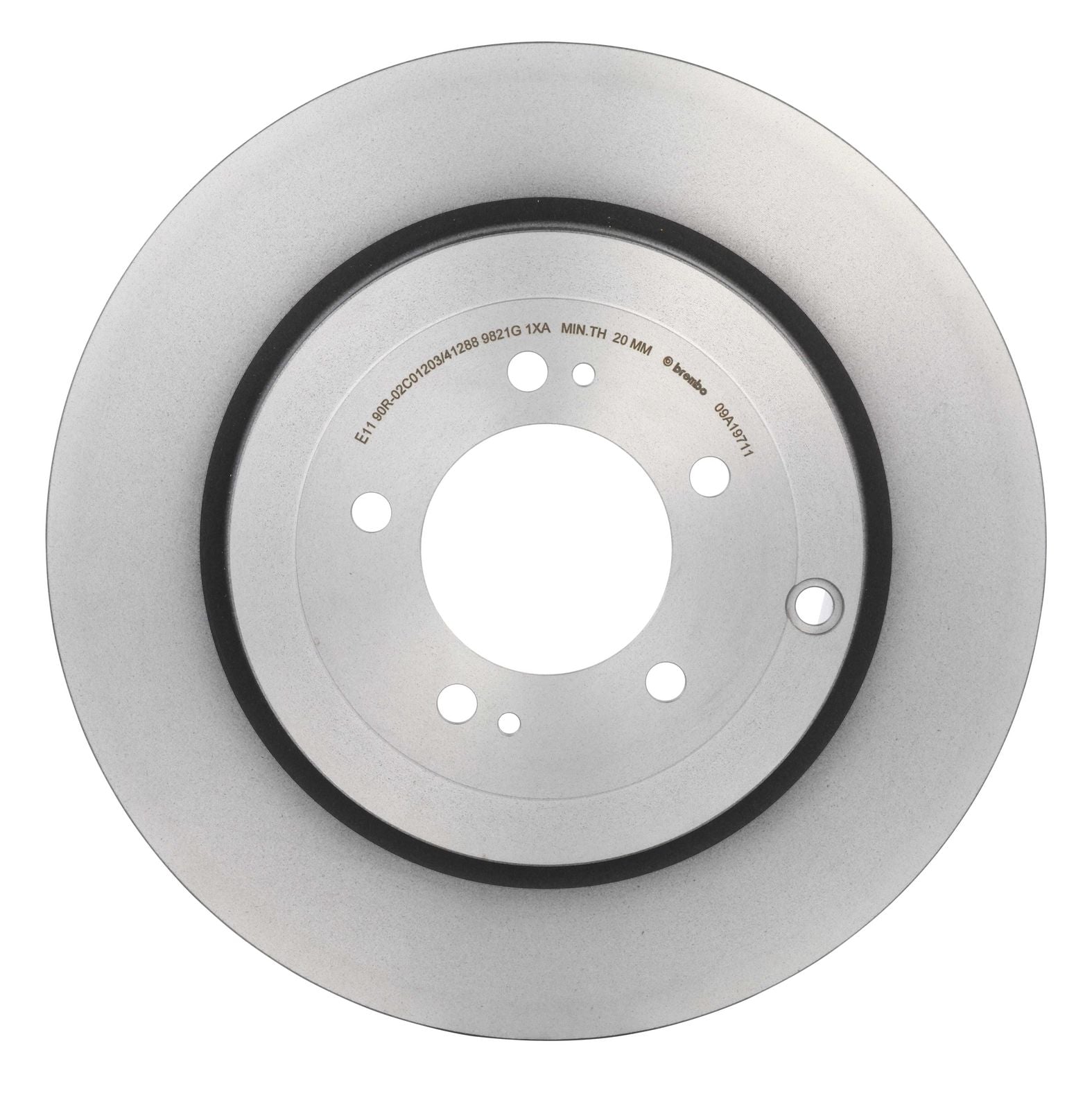 PRIME UV Coated Rear Disc Brake Rotor - 09.A197.11_02
