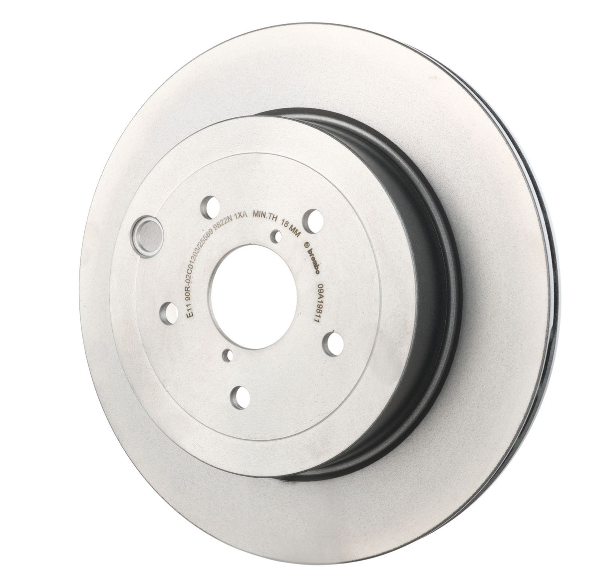 PRIME UV Coated Rear Disc Brake Rotor - 09.A198.11_09