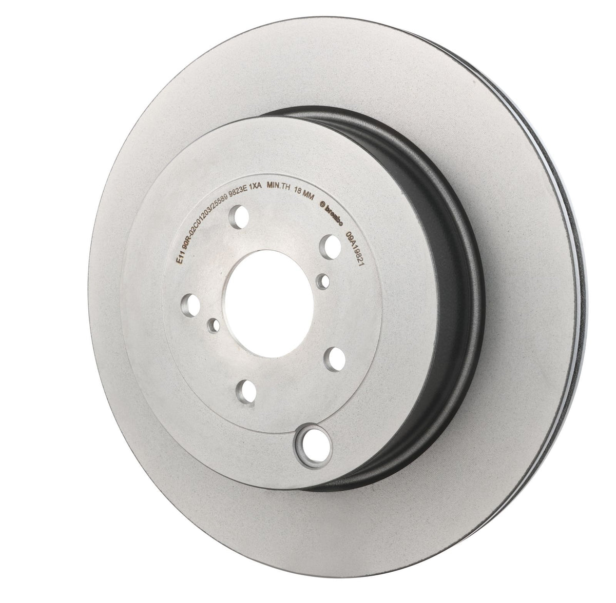 PRIME UV Coated Rear Disc Brake Rotor - 09.A198.21_09