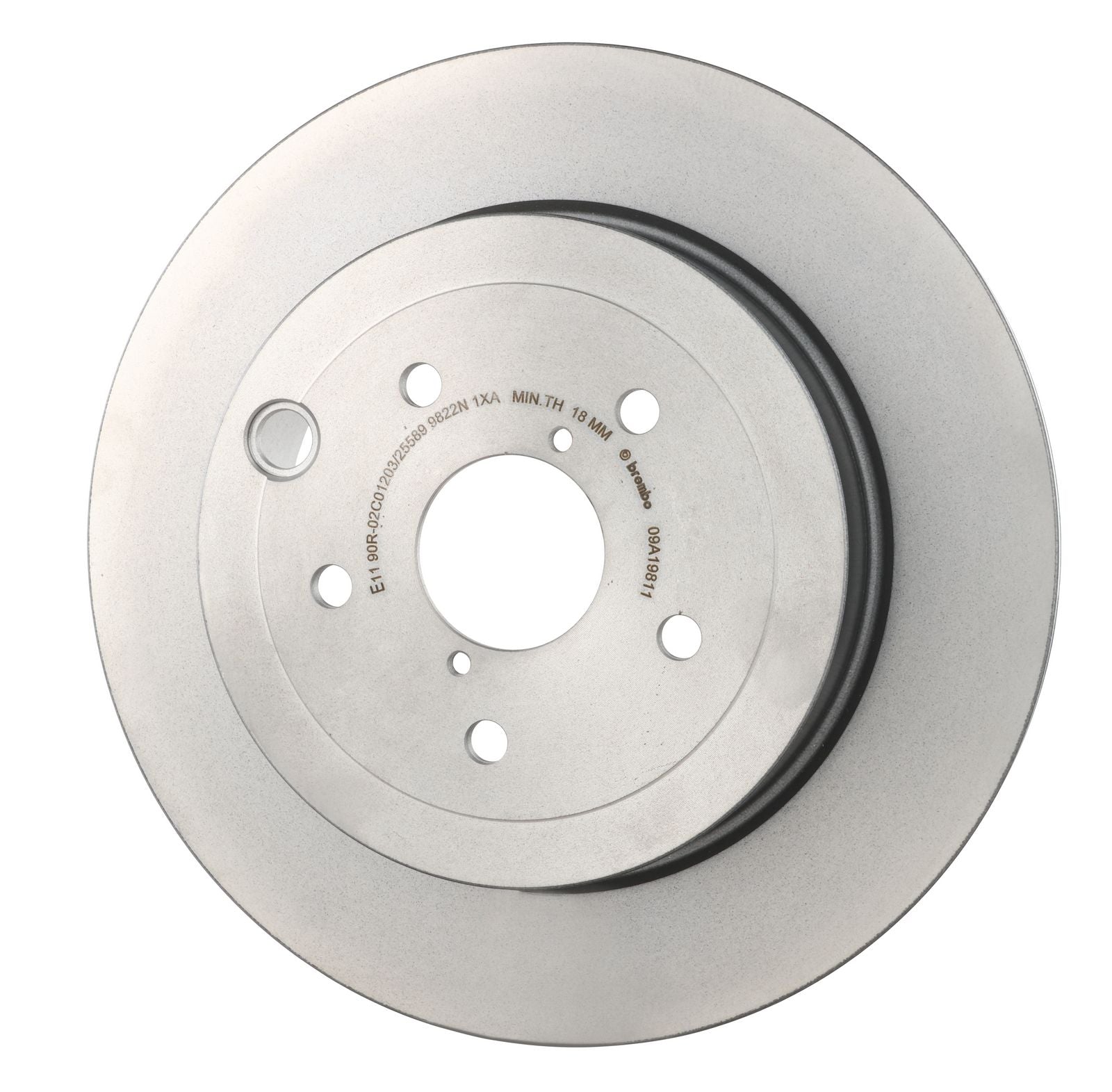 PRIME UV Coated Rear Disc Brake Rotor - 09.A198.11_08