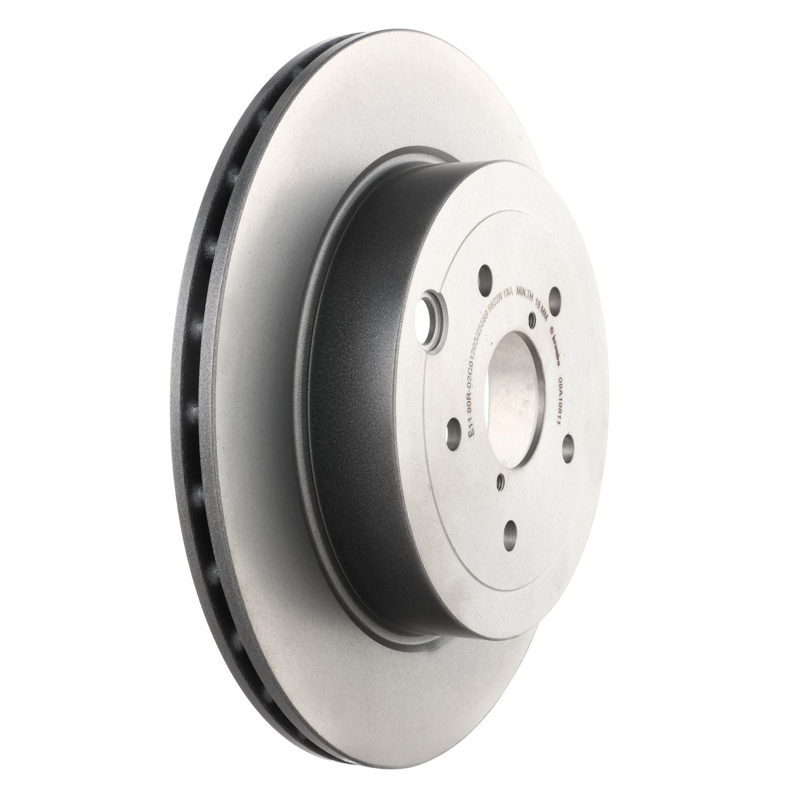 PRIME UV Coated Rear Disc Brake Rotor - 09.A198.11_27