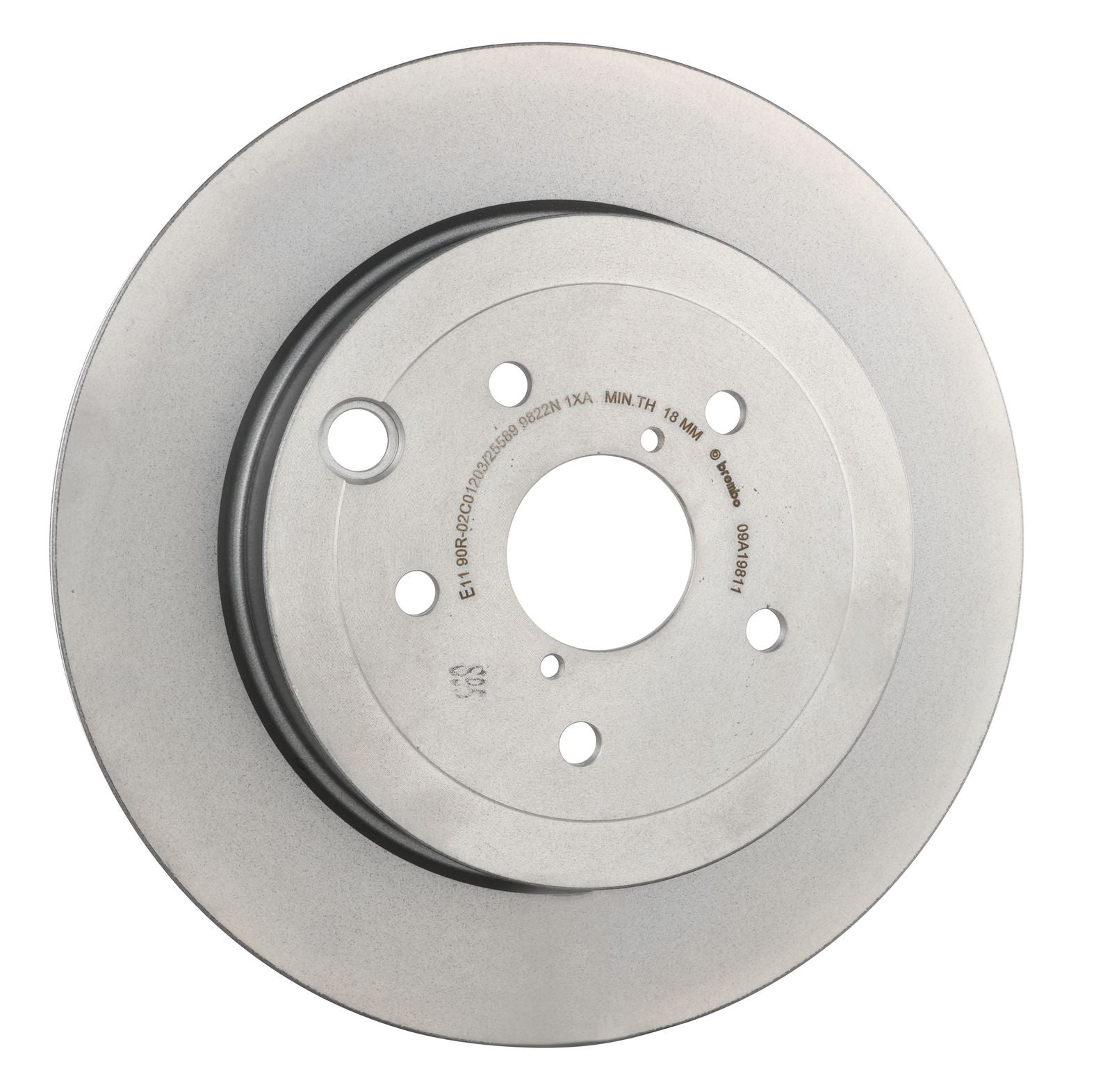 PRIME UV Coated Rear Disc Brake Rotor - 09.A198.11_30