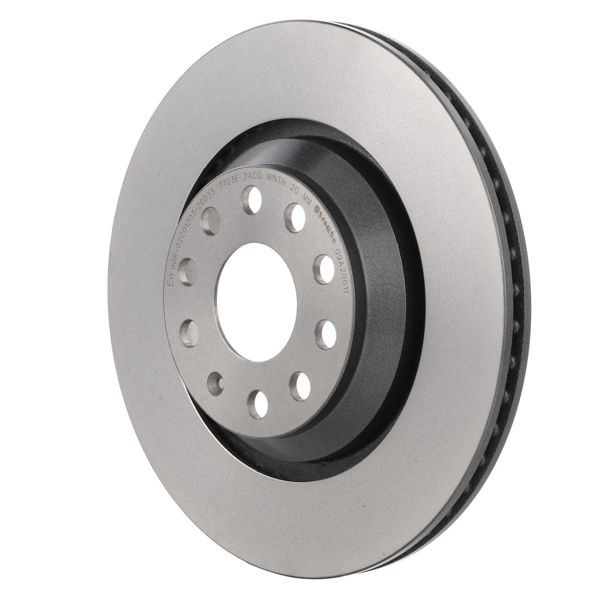 PRIME UV Coated Rear Disc Brake Rotor - 09.A200.11_11