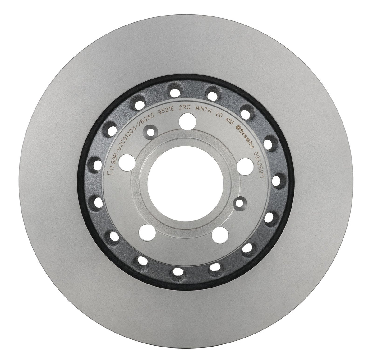 PRIME UV Coated Rear Disc Brake Rotor - 09.A269.11_07