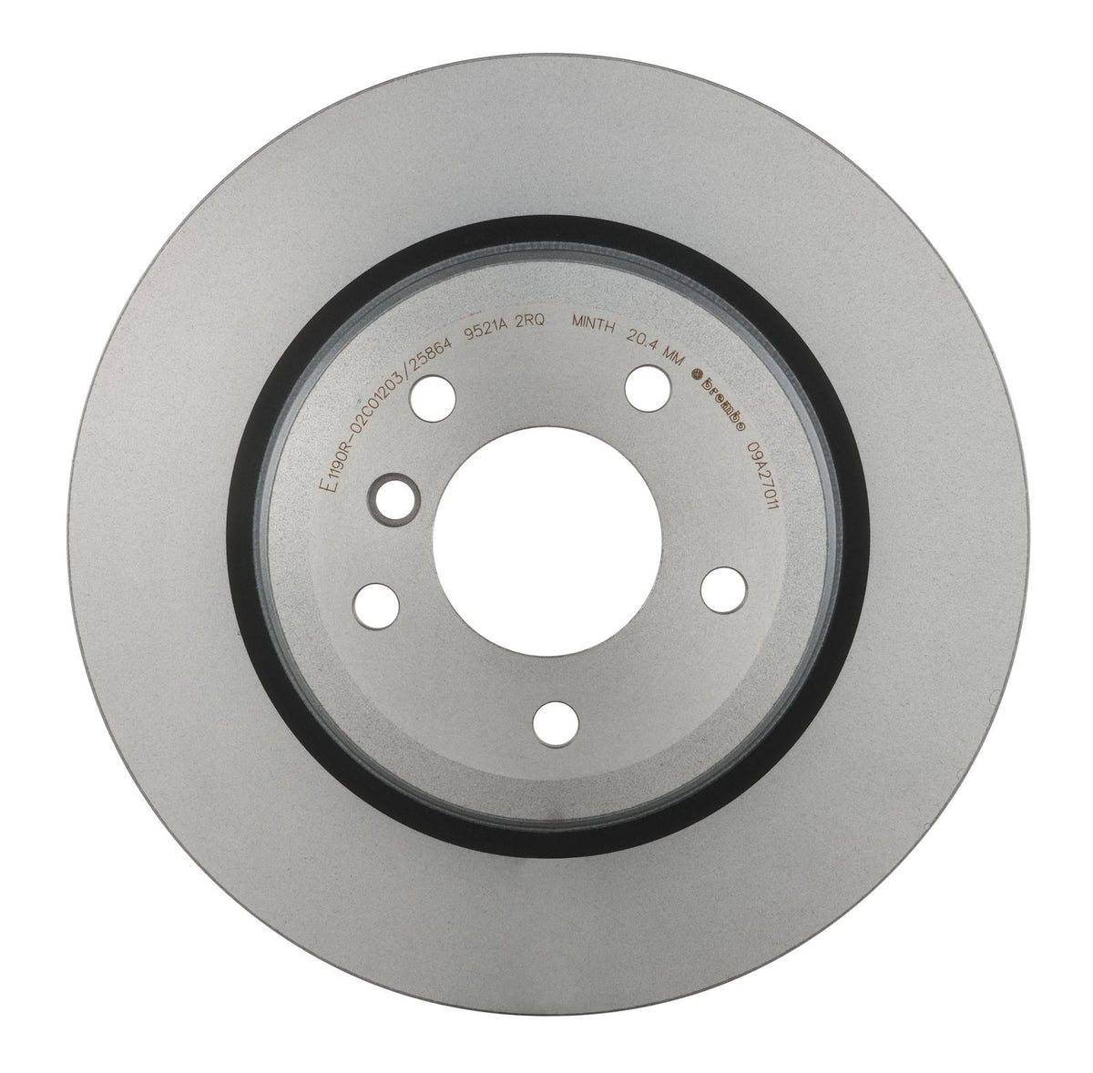 PRIME UV Coated Rear Disc Brake Rotor - 09.A270.11_07