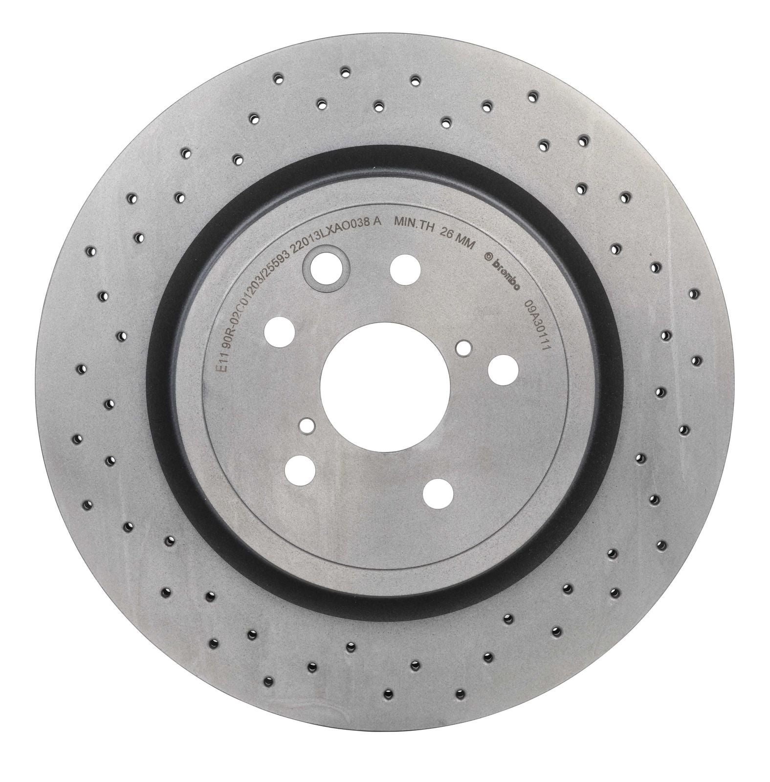 PRIME UV Coated Rear Disc Brake Rotor - 09.A301.11_07