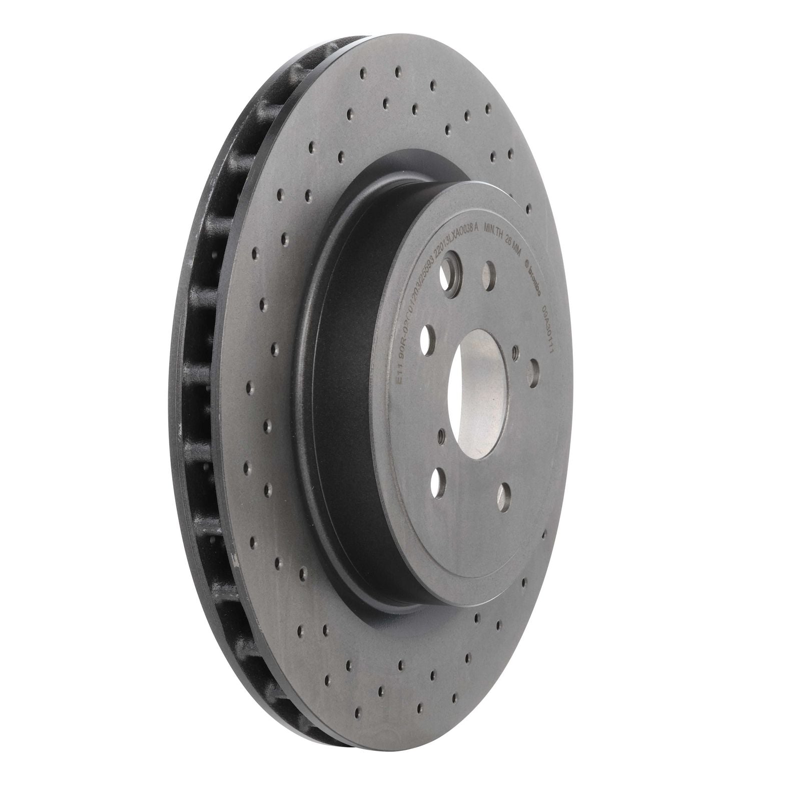 PRIME UV Coated Rear Disc Brake Rotor - 09.A301.11_27